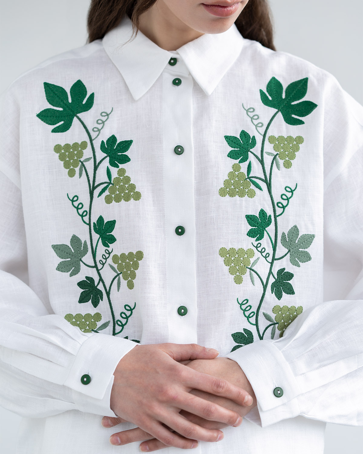 Embroidered shirt Etnodim "Kvity U"