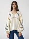 Linen blouse with floral embroidery Obriy