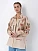 Beige linen embroidered shirt SLOVO