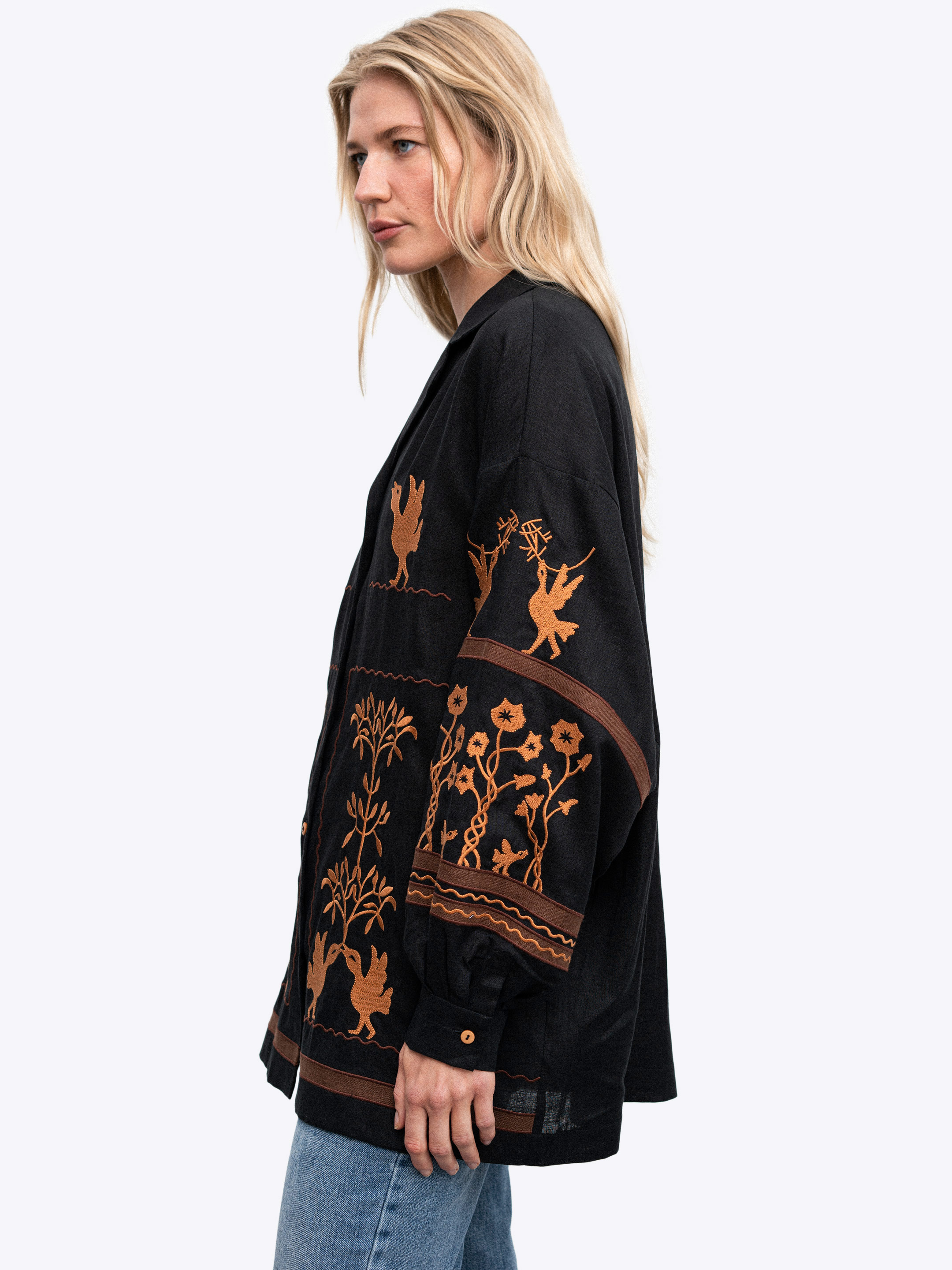 Women's embroidered shirt dedicated to Skovoroda Bayka cheap