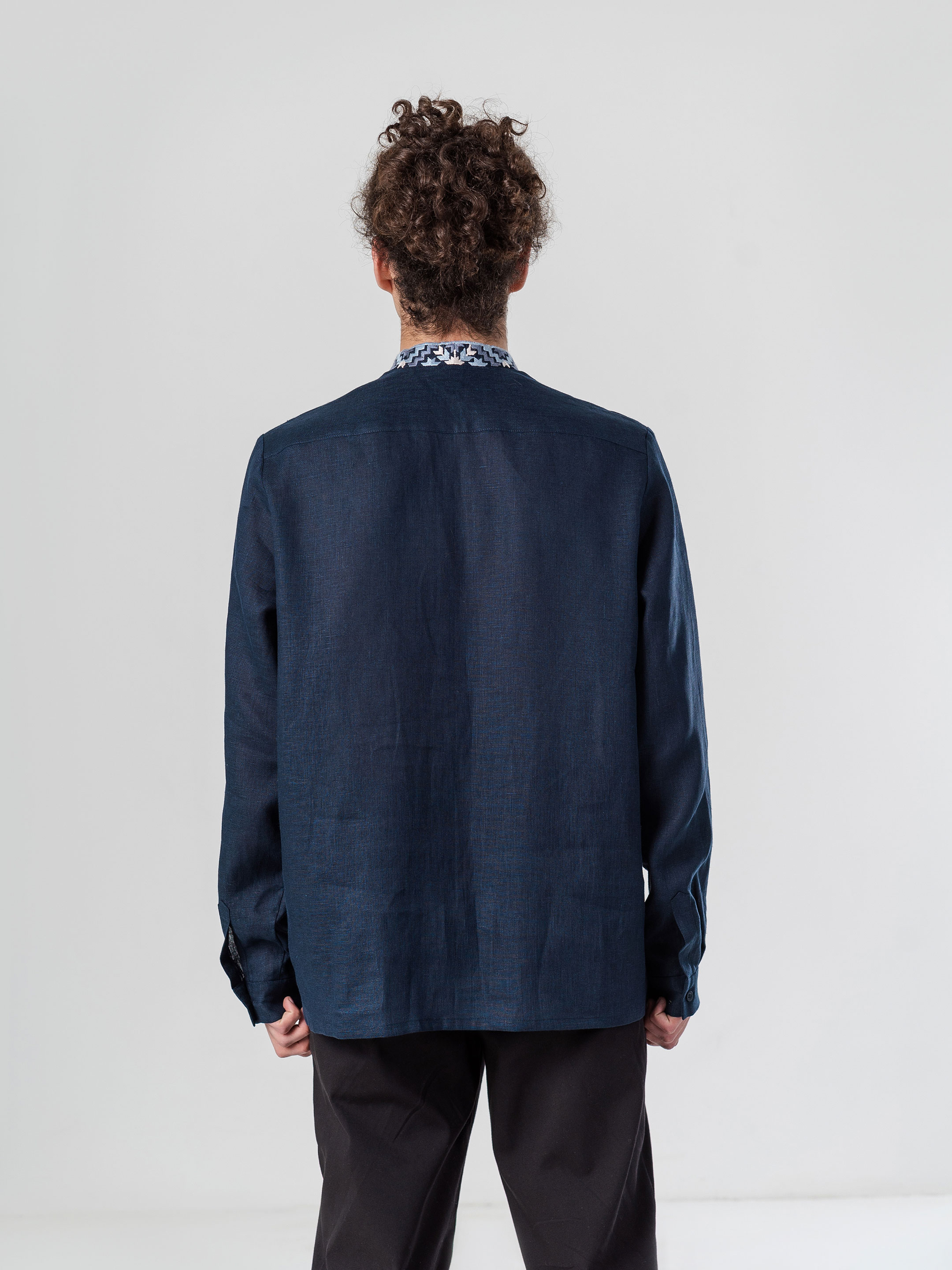 Set for creating men's embroidered shirt DUB choose