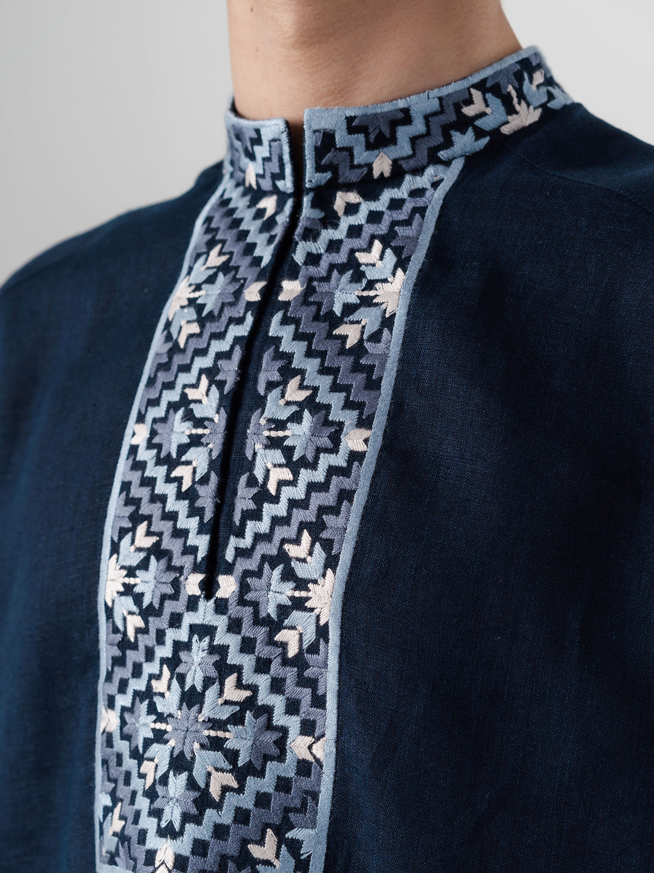 Set for creating men's embroidered shirt DUB sizes