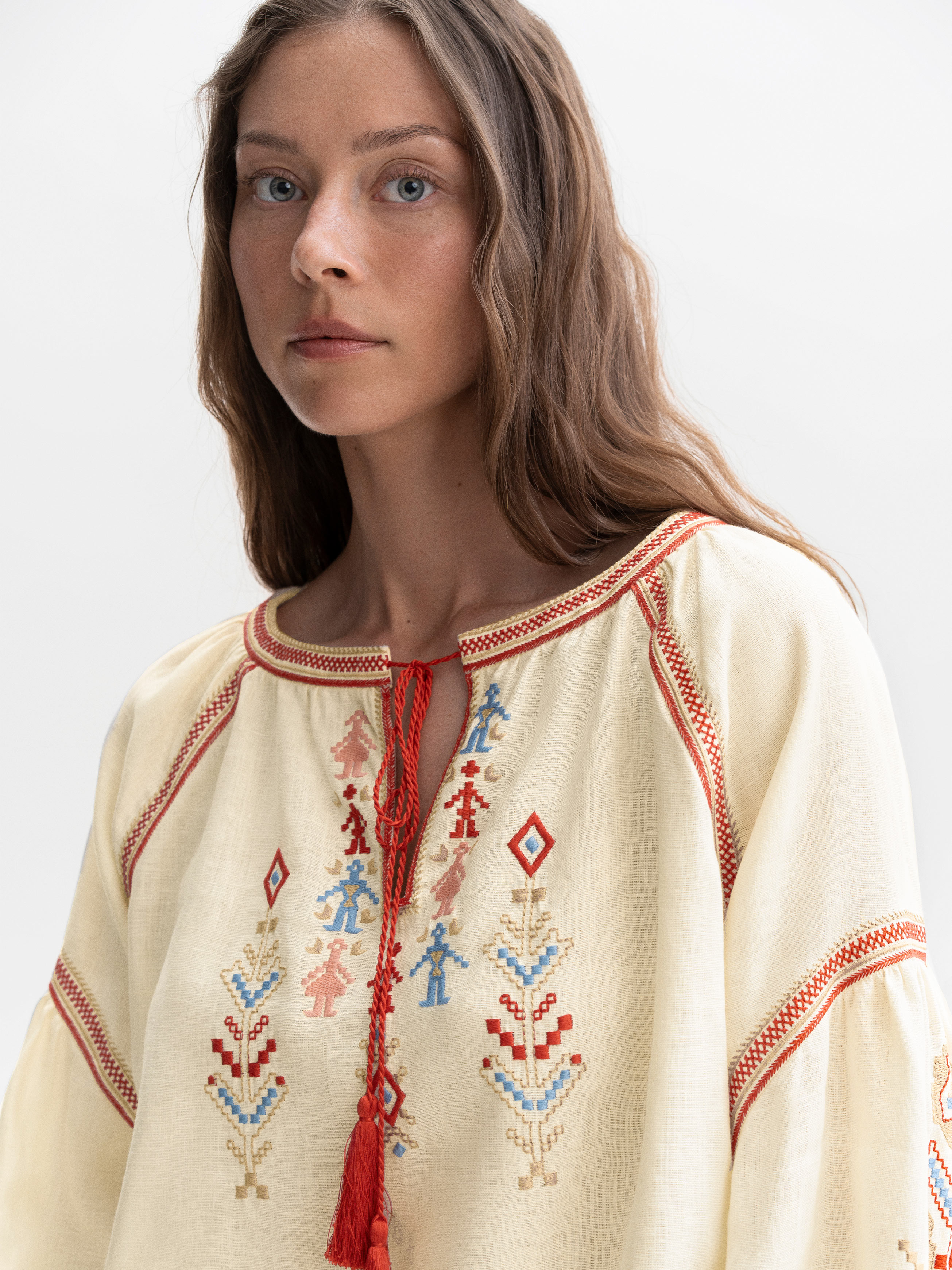 Women's shirt with embroidery of Ukrainian cities-heroes Yednist cheap