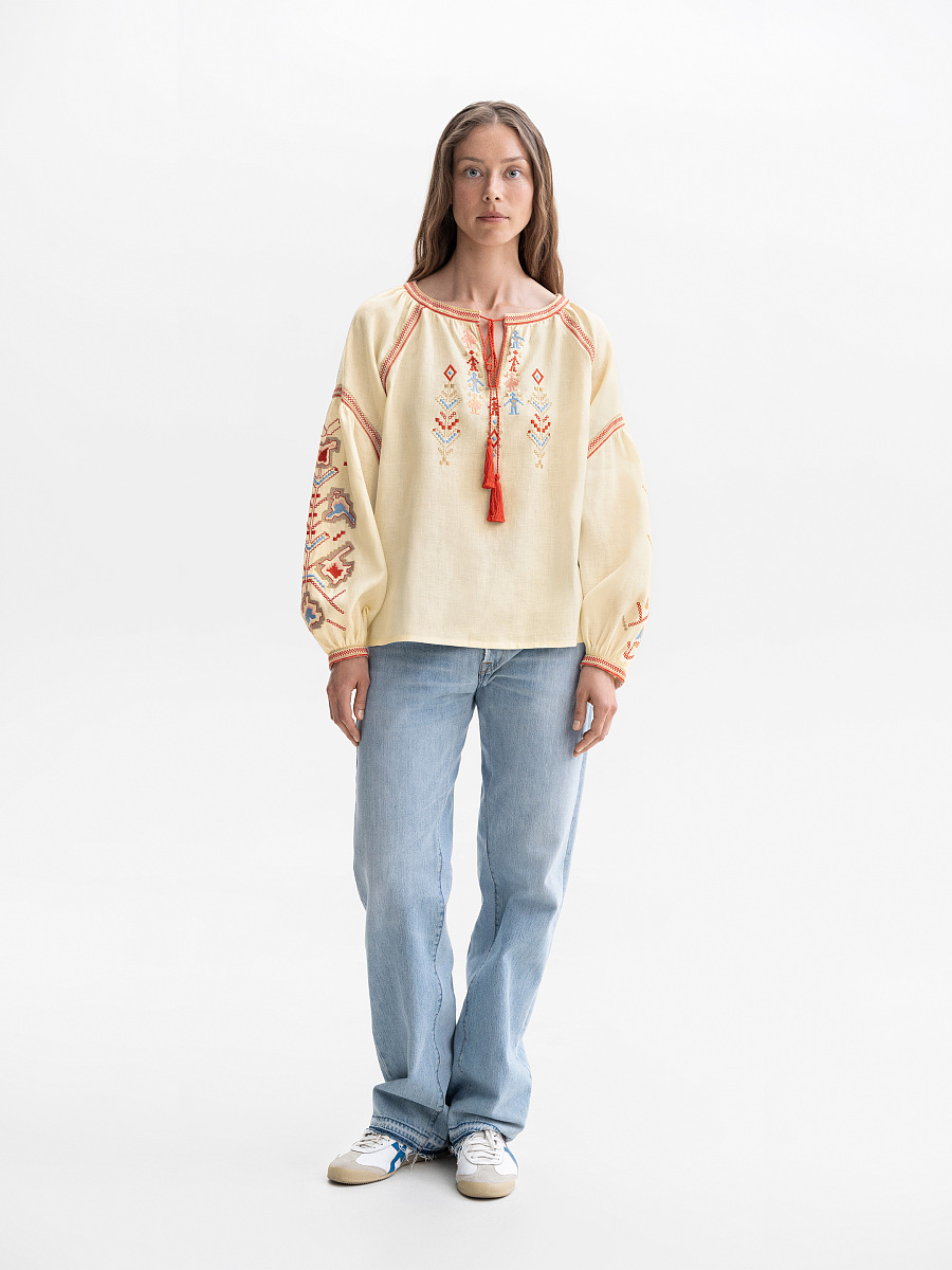 Women's shirt with embroidery of Ukrainian cities-heroes Yednist [0]