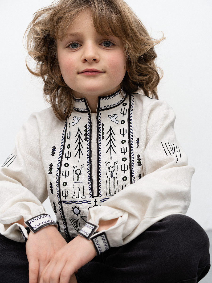 Embroidered shirt for a boy Kyrylo Kozhumiaka [0]