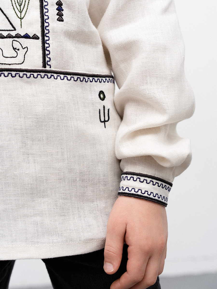 Embroidered shirt for a boy Kyrylo Kozhumiaka [0]