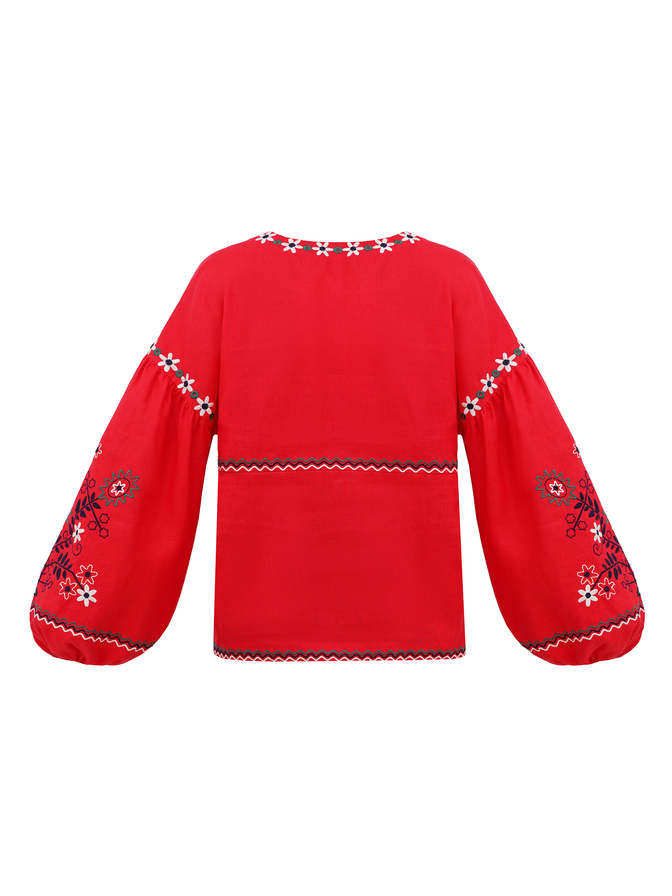 Women's embroidery shirt with floral Obriy Red buy