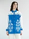 Linen shirt with embroidered cities-heroes Smilyvist