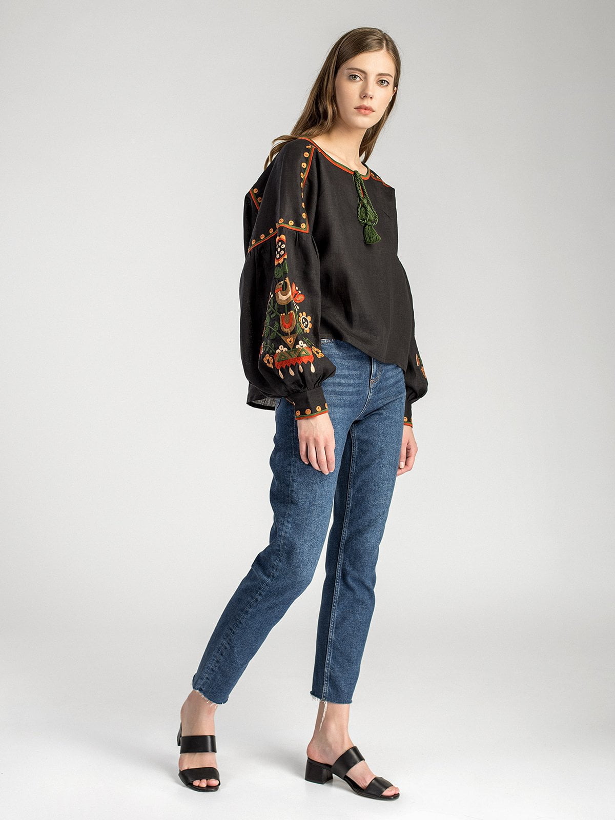 Еmbroidered women shirt West Bird ціна