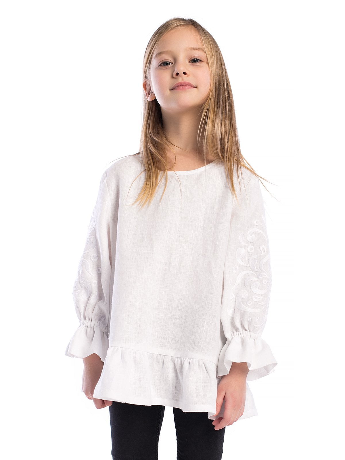 Embroidery for girls White Flow Buy