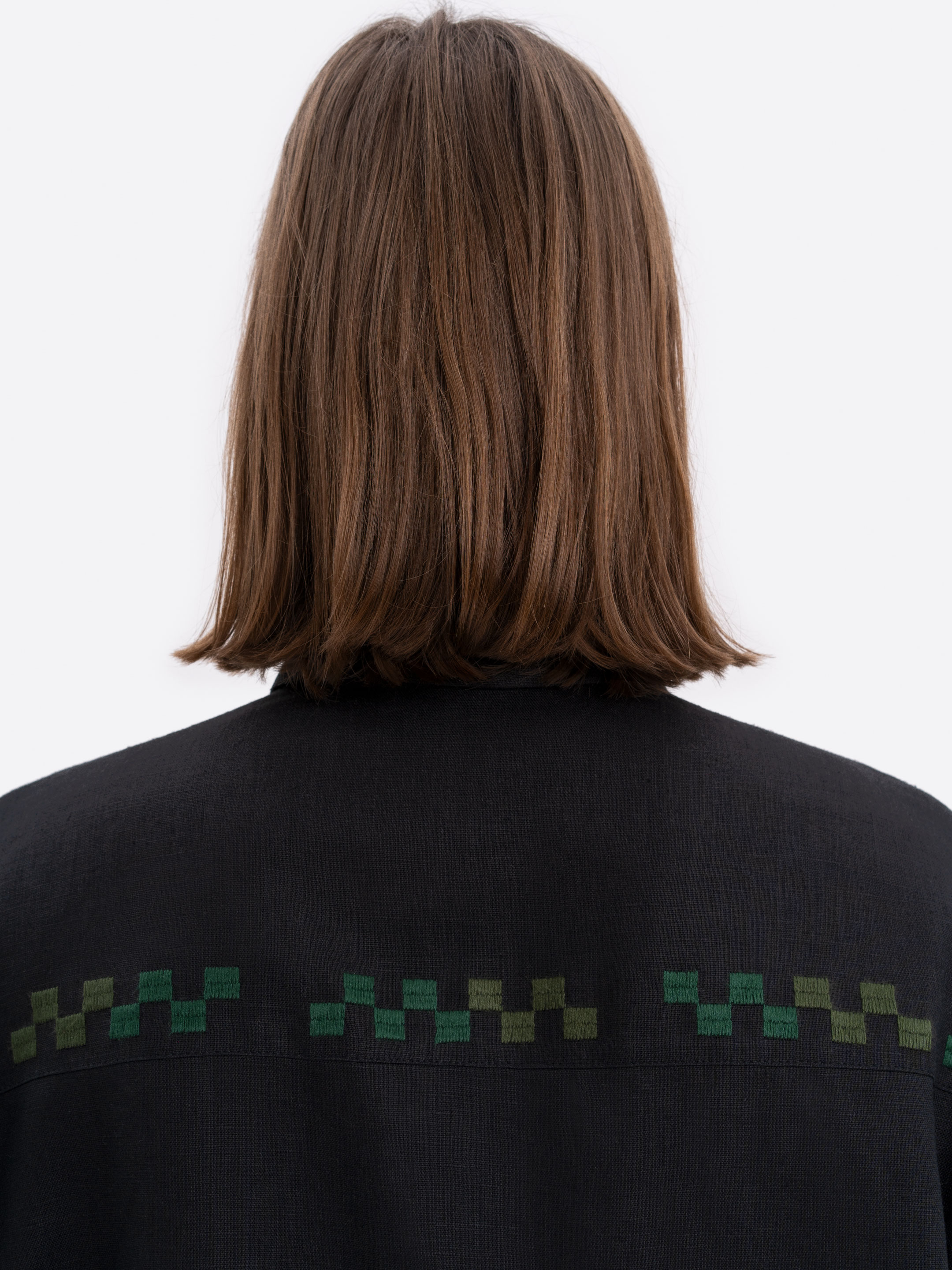 Linen shirt with embroidery Konopli photo