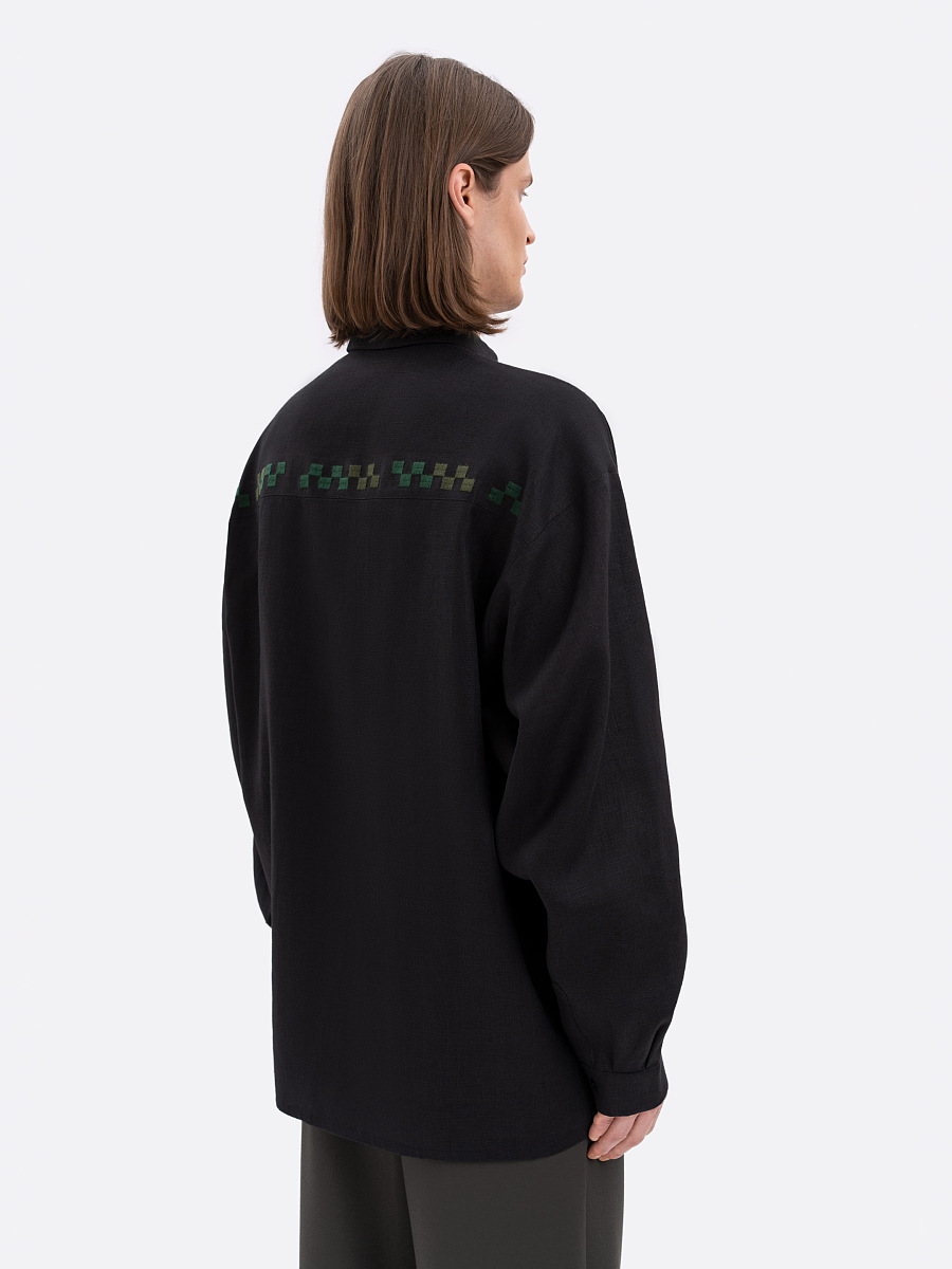 Linen shirt with embroidery Konopli [0]