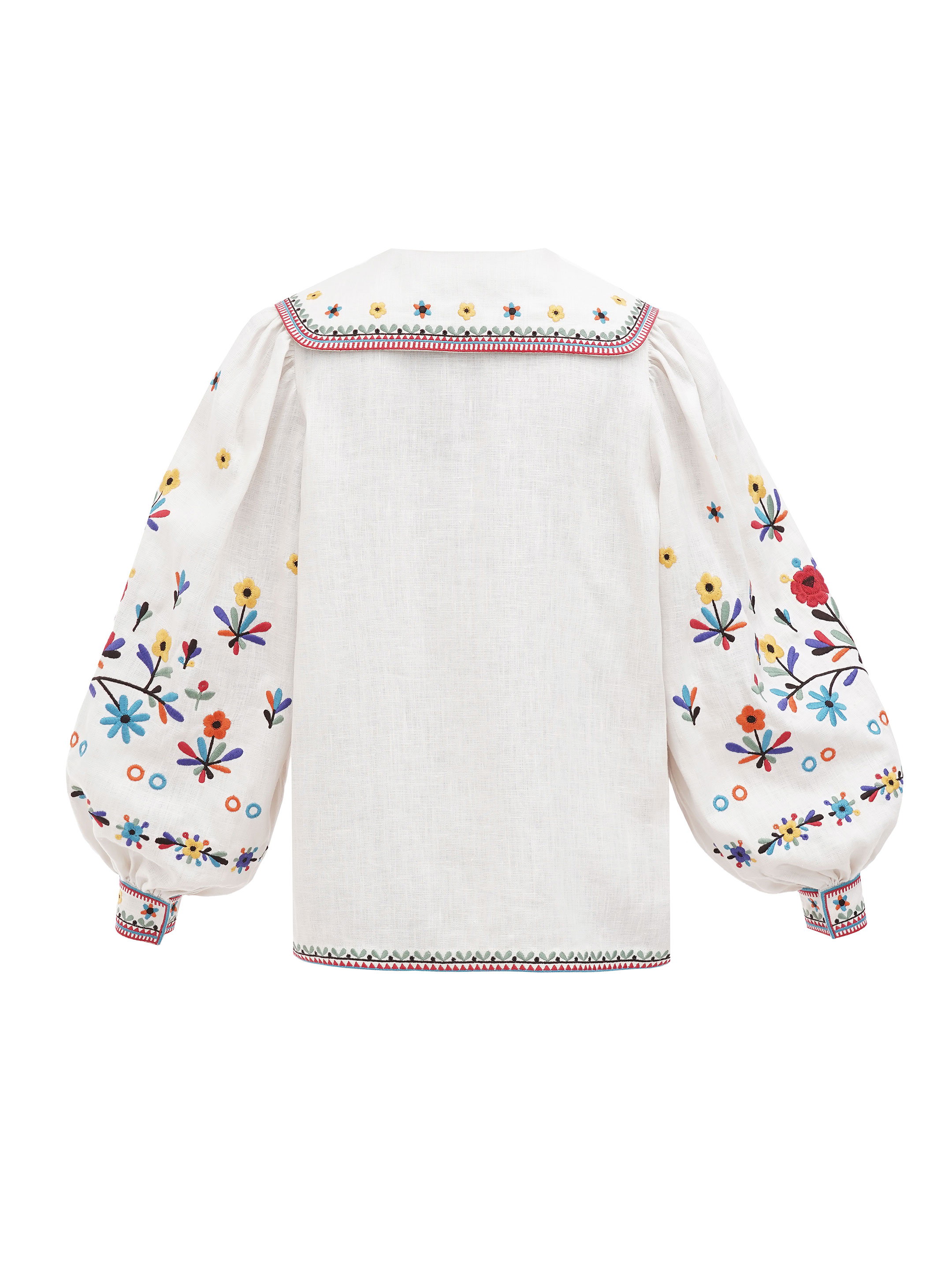 Embroidered linen shirt with yavorivsky ornament Yavir buy
