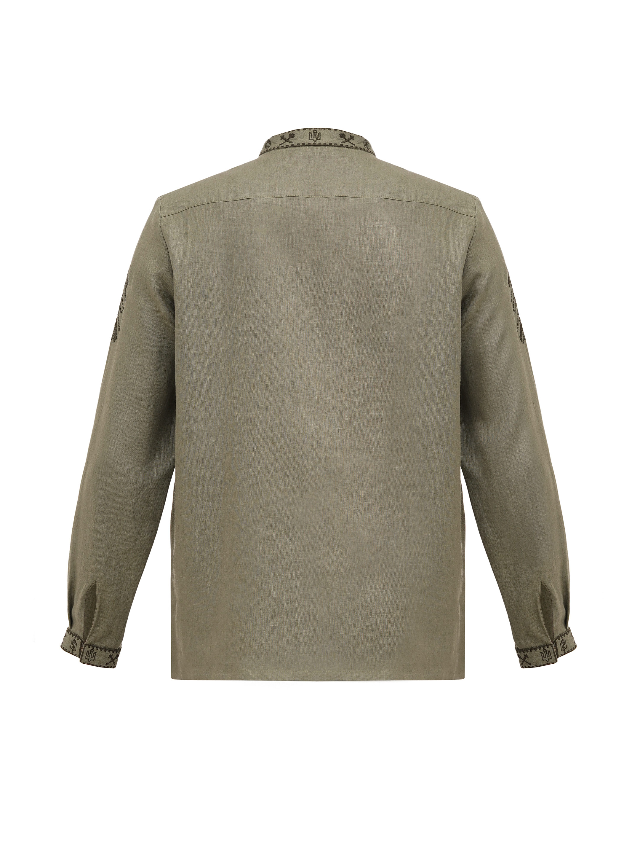Men's embroidered shirt with symbols of Kyivan Rus 988 buy