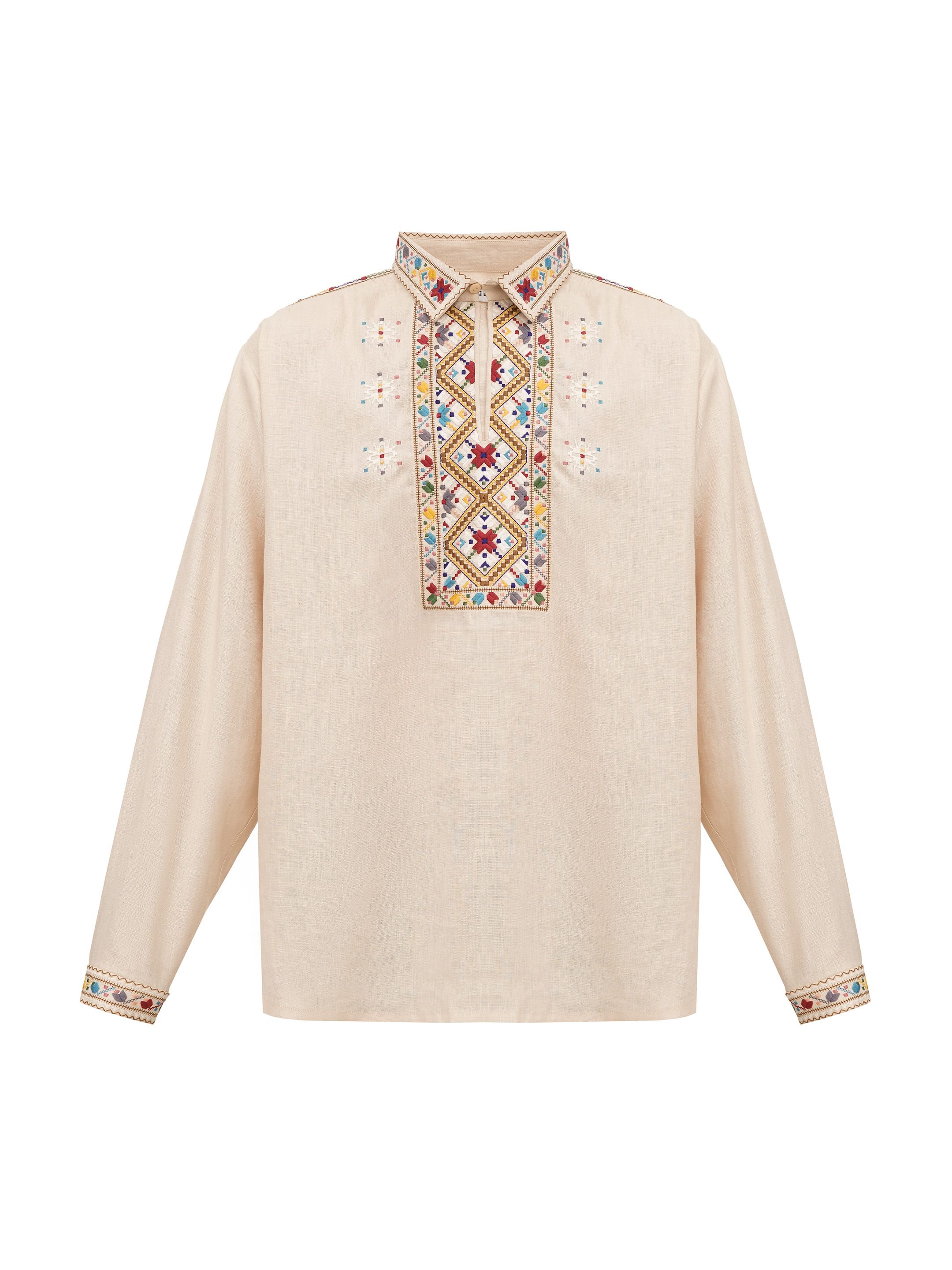 Men's embroidered shirt with collar Veremiy choose
