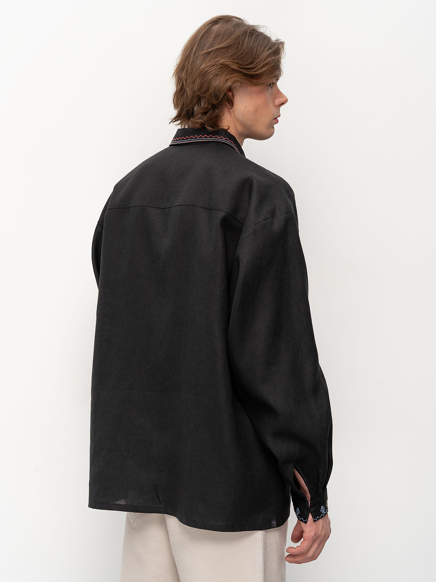 Men's embroidered shirt with a collar Kovel [0]