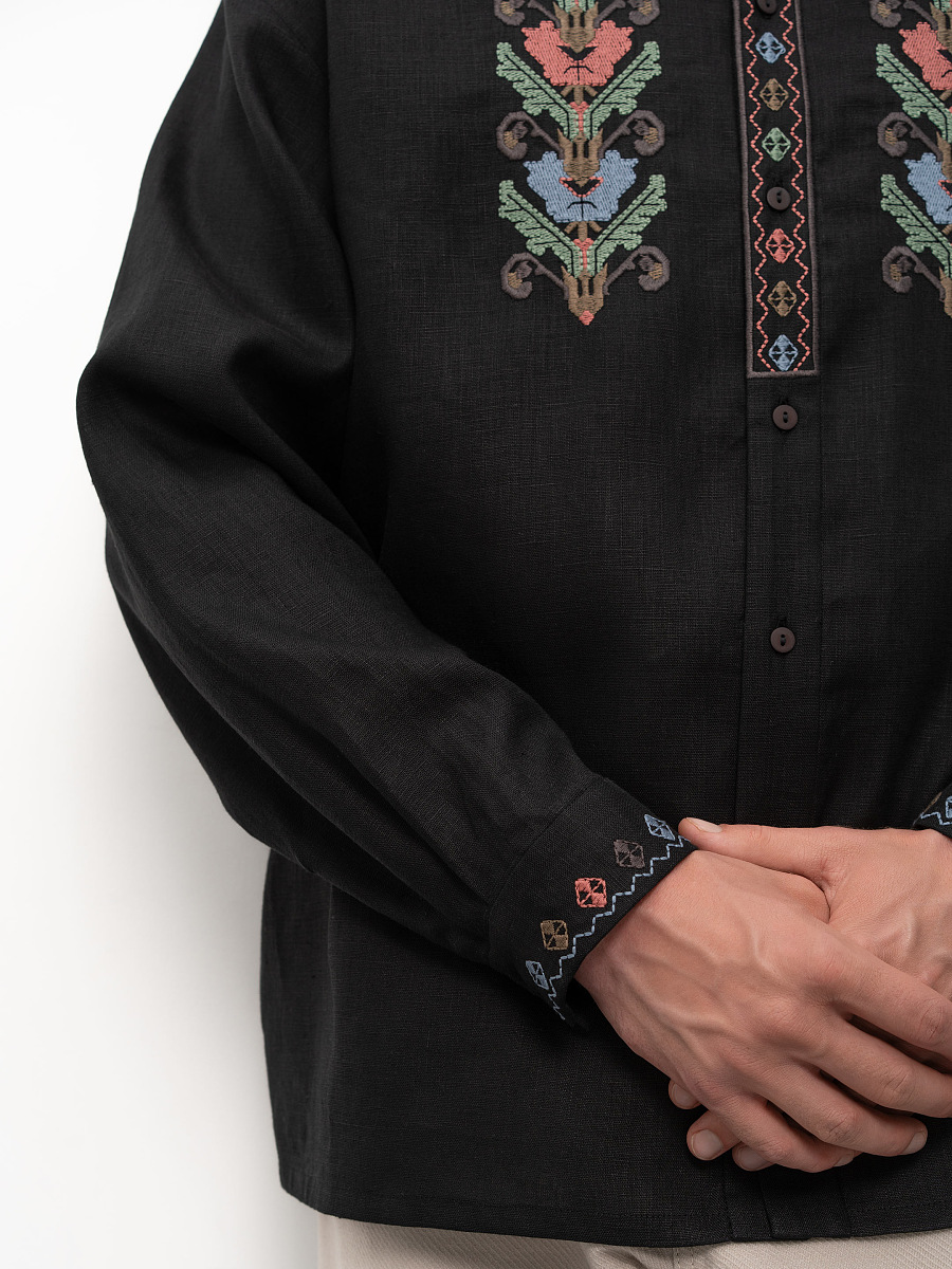 Men's embroidered shirt with a collar Kovel [0]