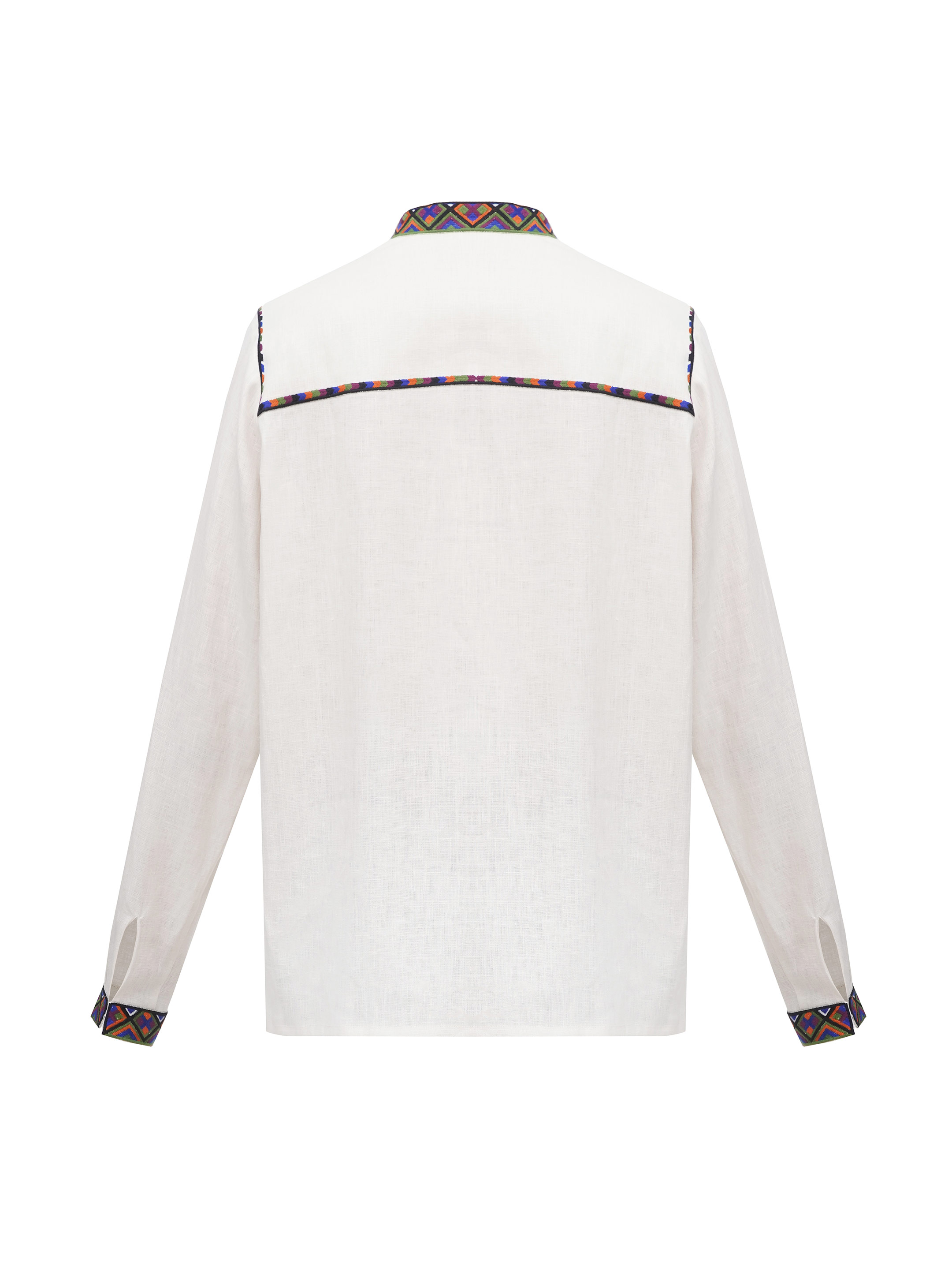 Men's vyshyvanka of the Pokuttya region Ivan fitting