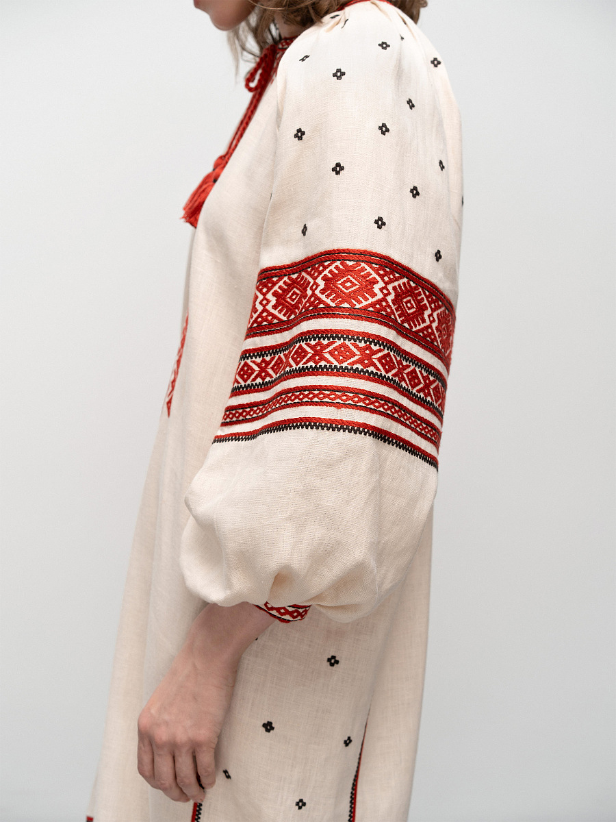 Embroidered dress of the Polissia region Malyn [0]