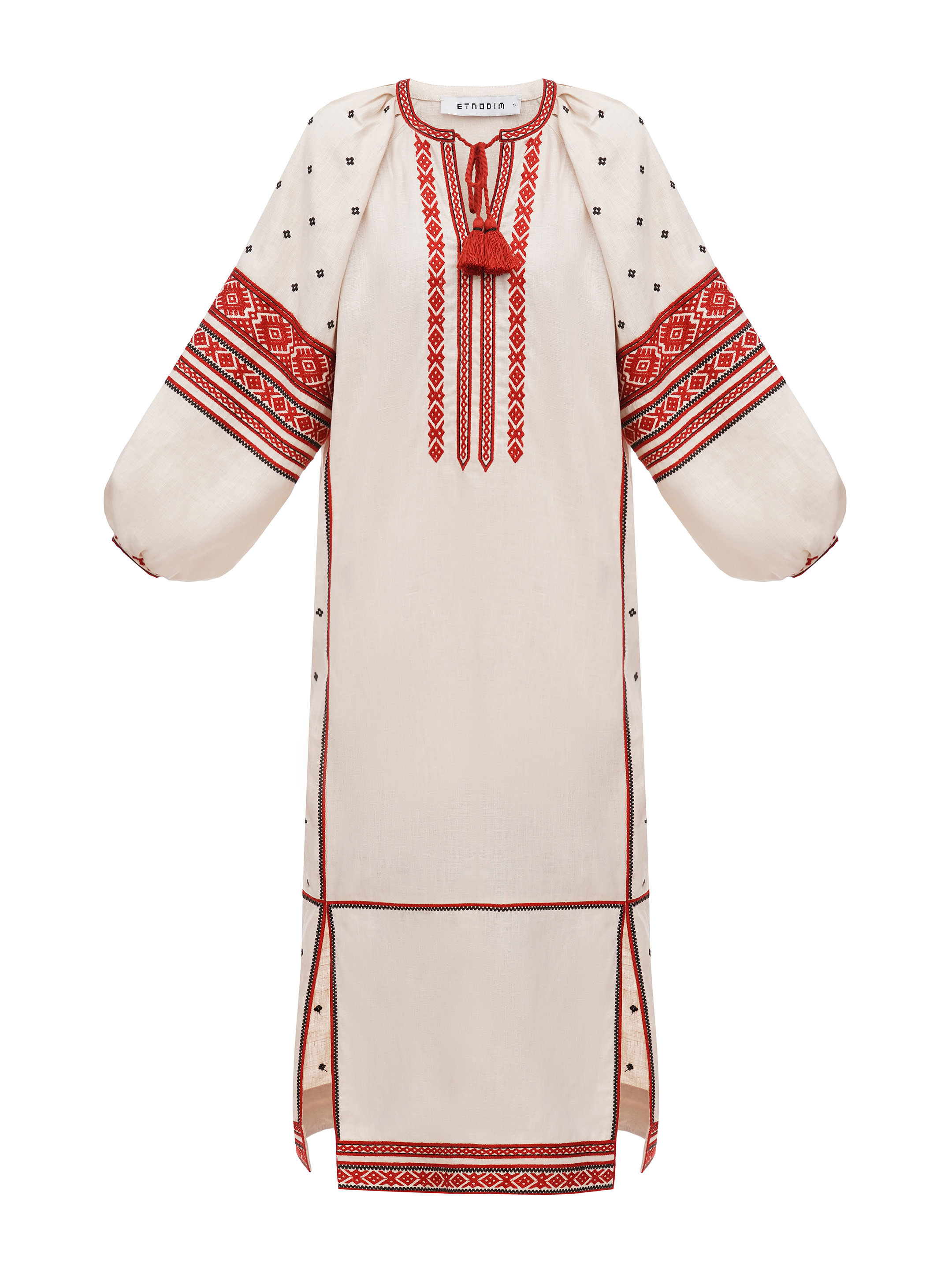 Embroidered dress of the Polissia region Malyn sizes