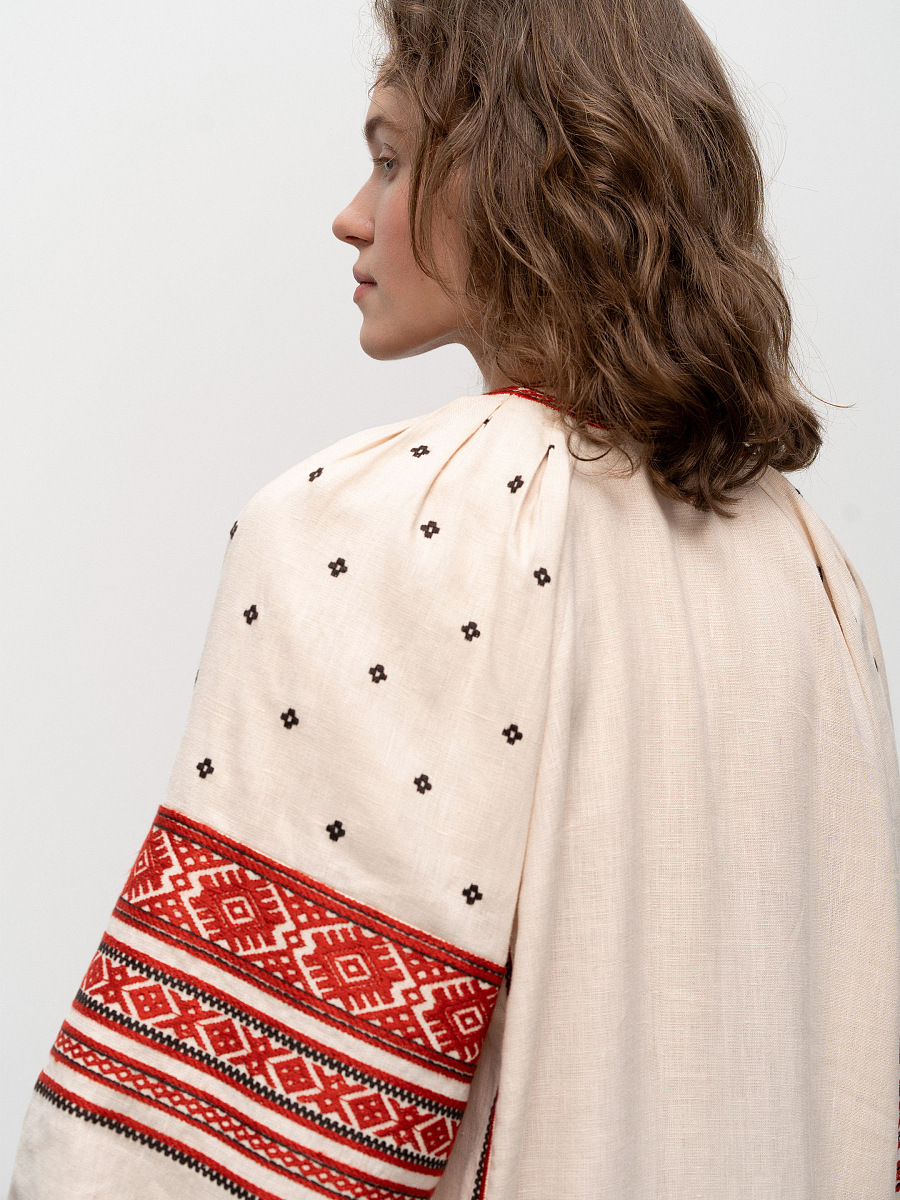 Embroidered dress of the Polissia region Malyn [0]