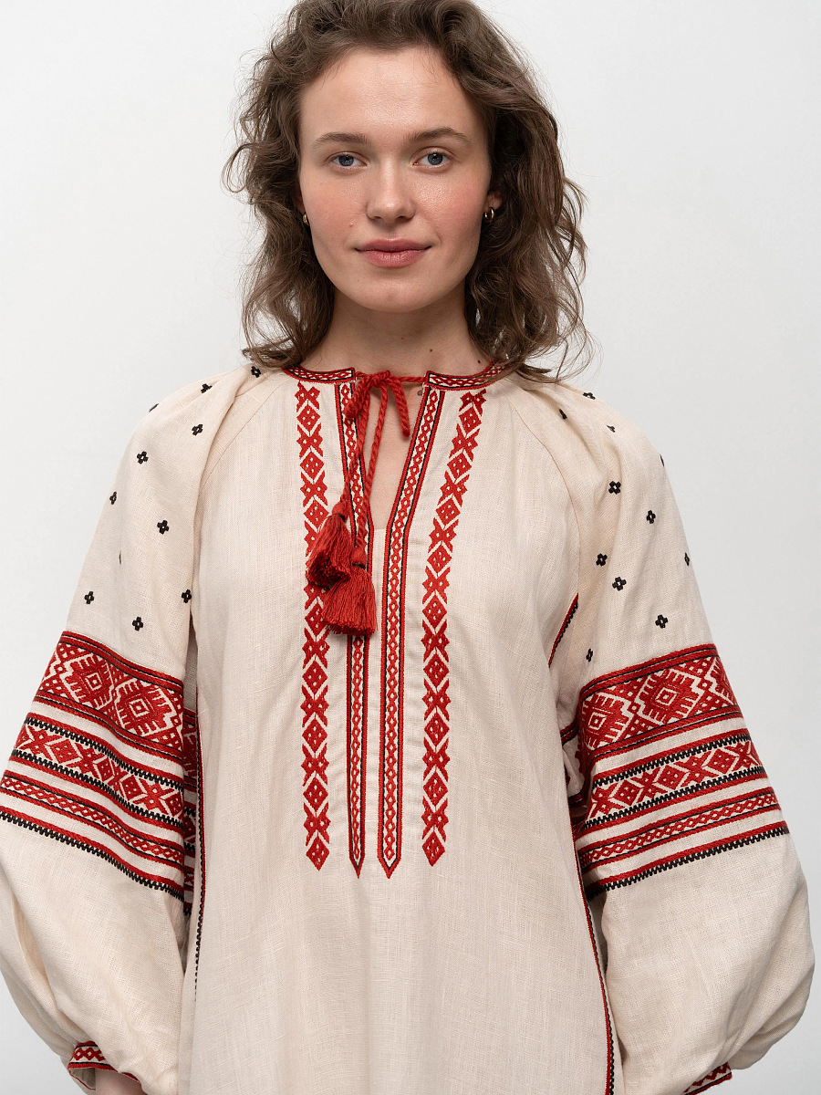 Embroidered dress of the Polissia region Malyn [0]