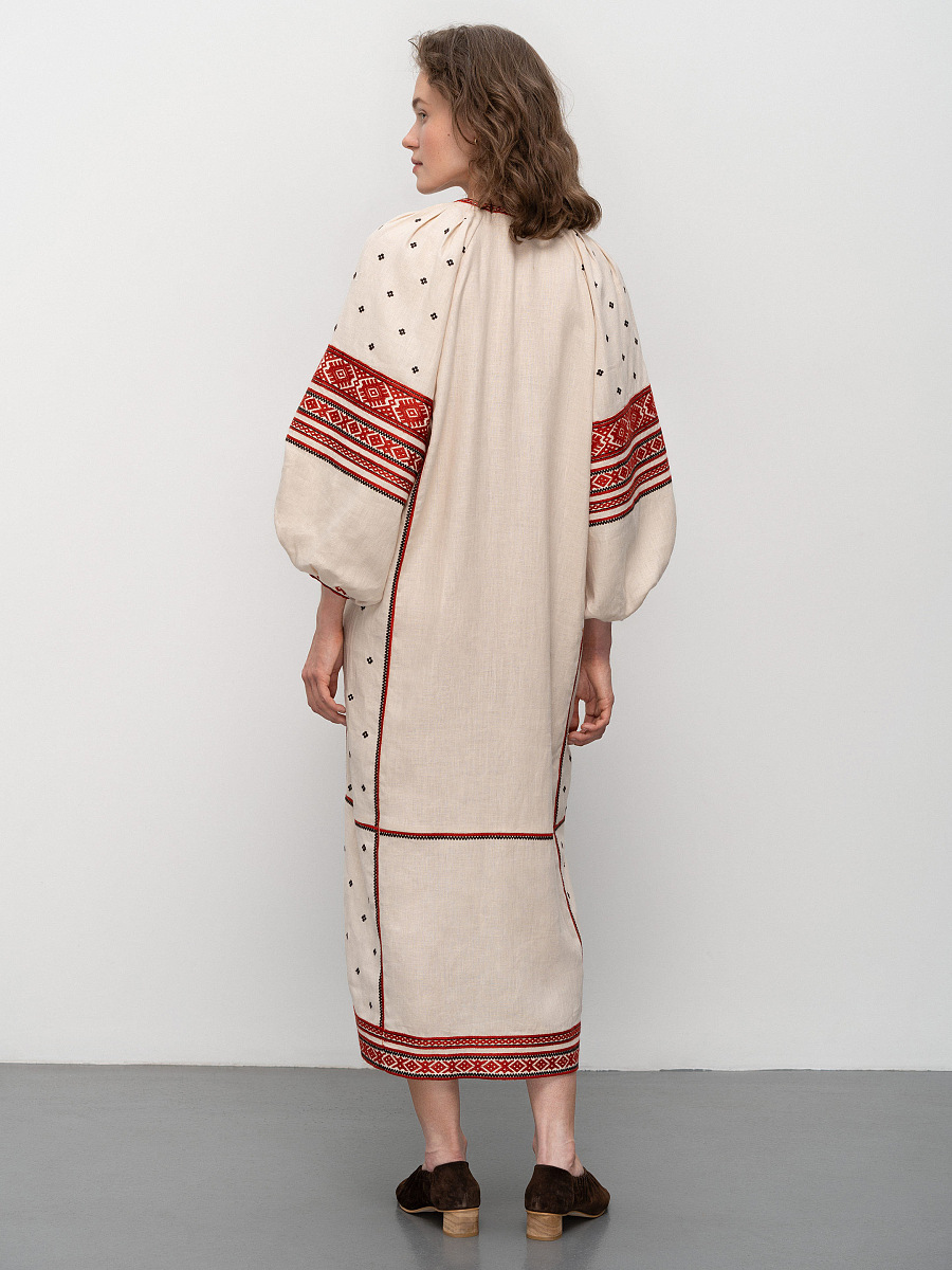 Embroidered dress of the Polissia region Malyn [0]