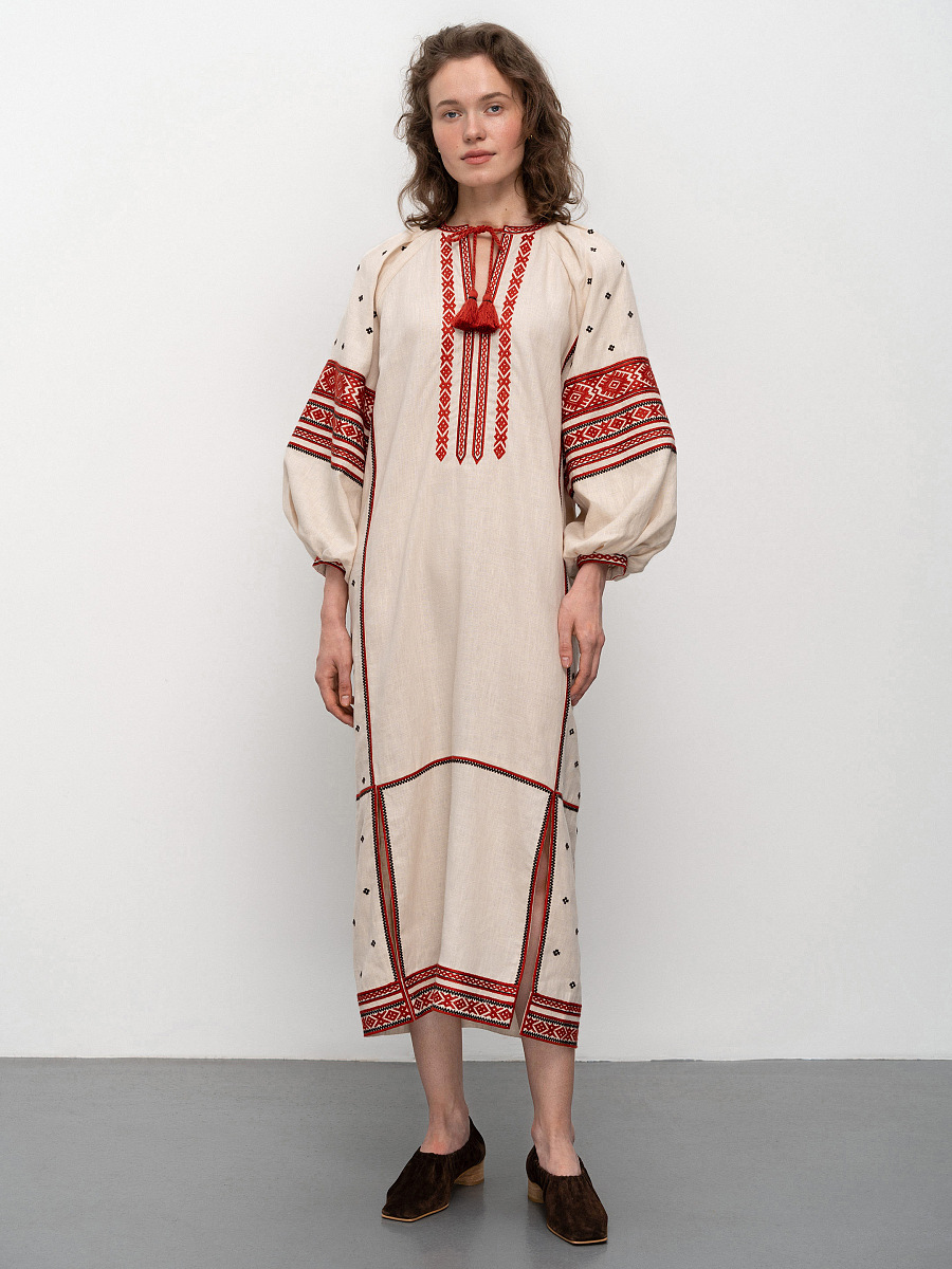 Embroidered dress of the Polissia region Malyn [0]