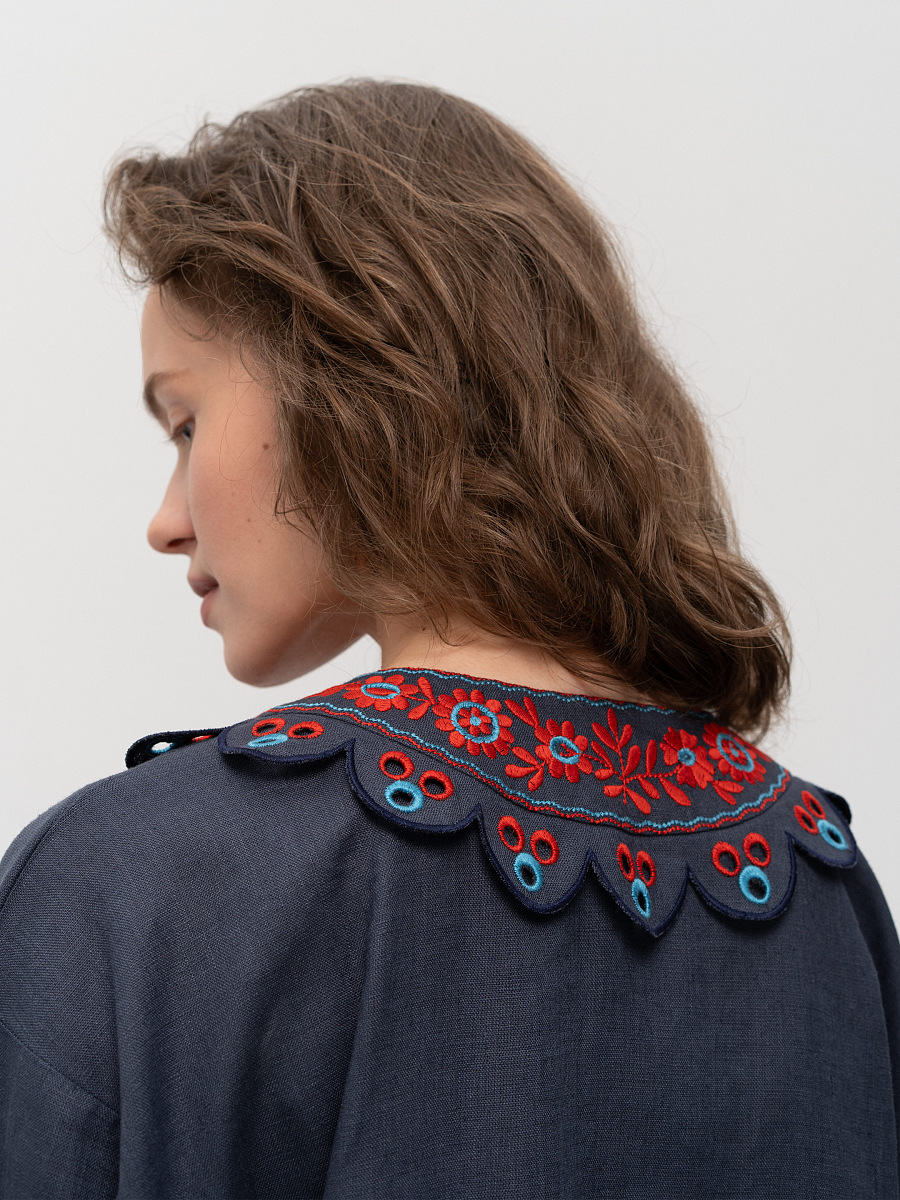 Short embroidered dress Lemky [0]