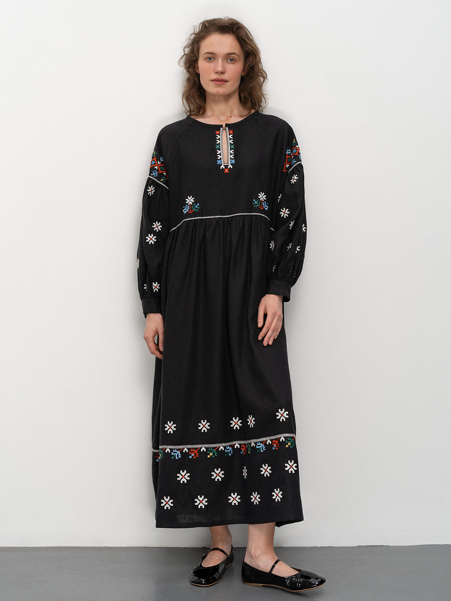 Long embroidered dress of the Podillia region Vinnytska [0]