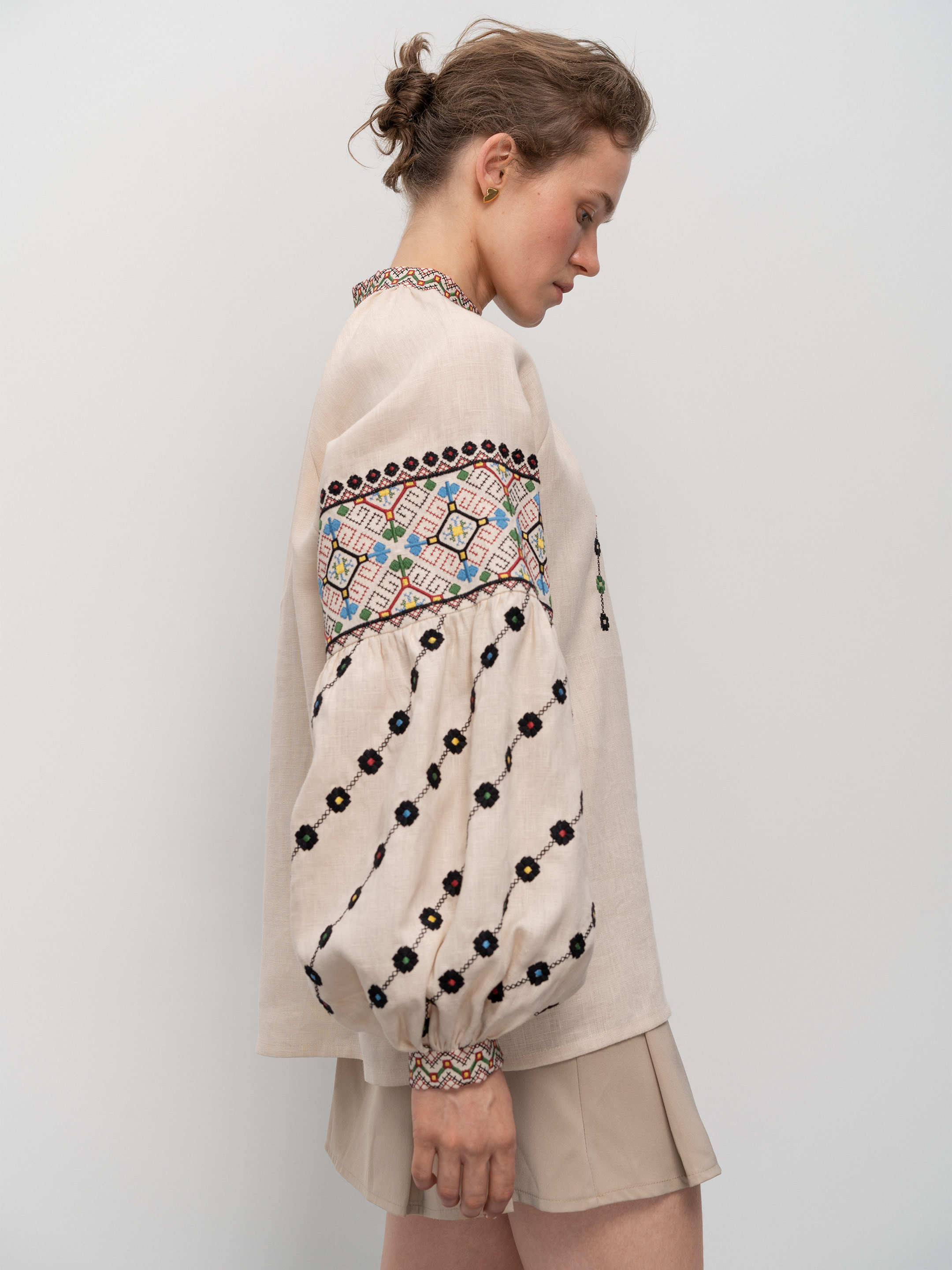 Women's shirt of the Opillia region Berezhany fitting