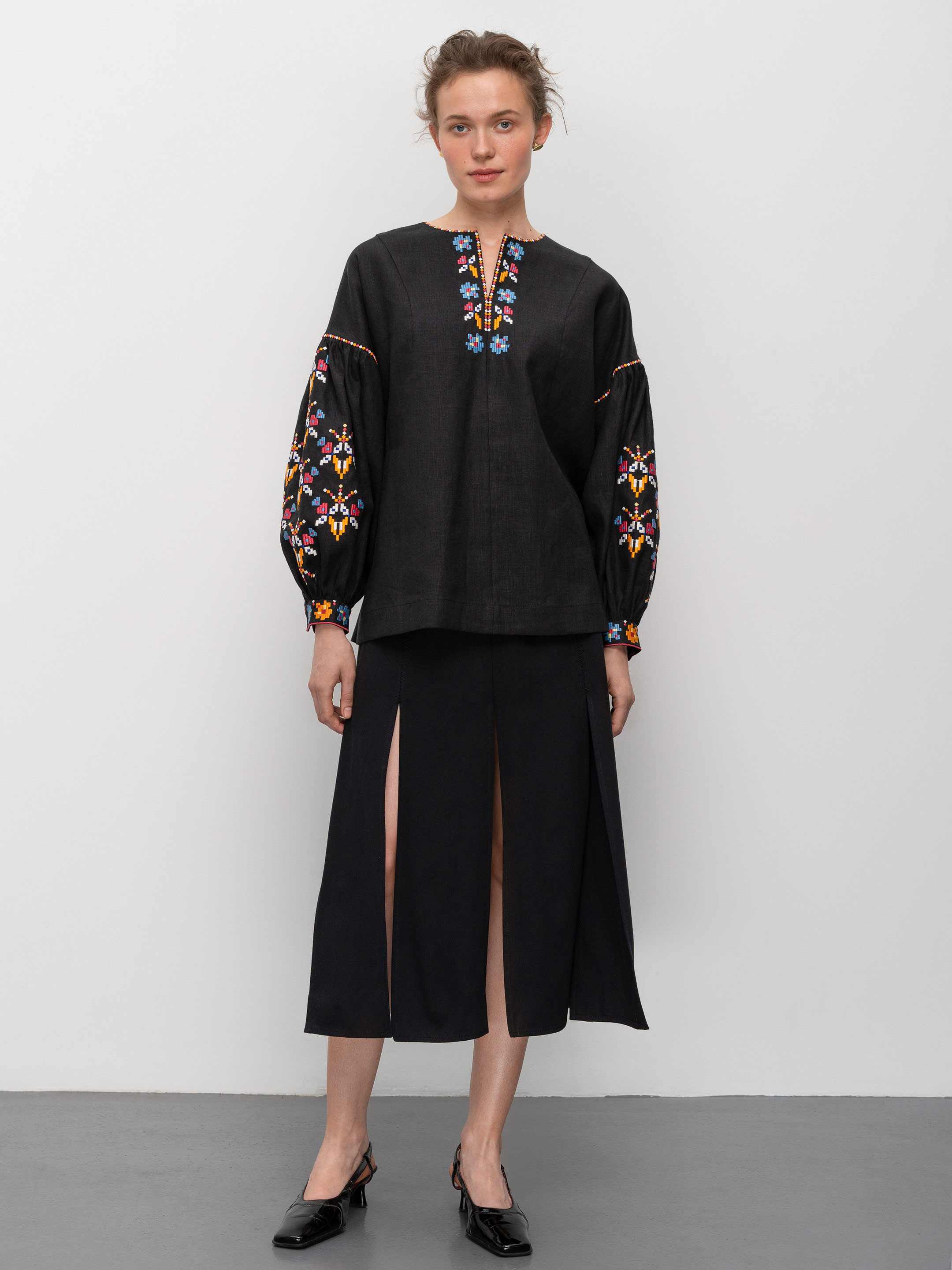 Women's embroidered shirt Zakarpatska in Ukraine