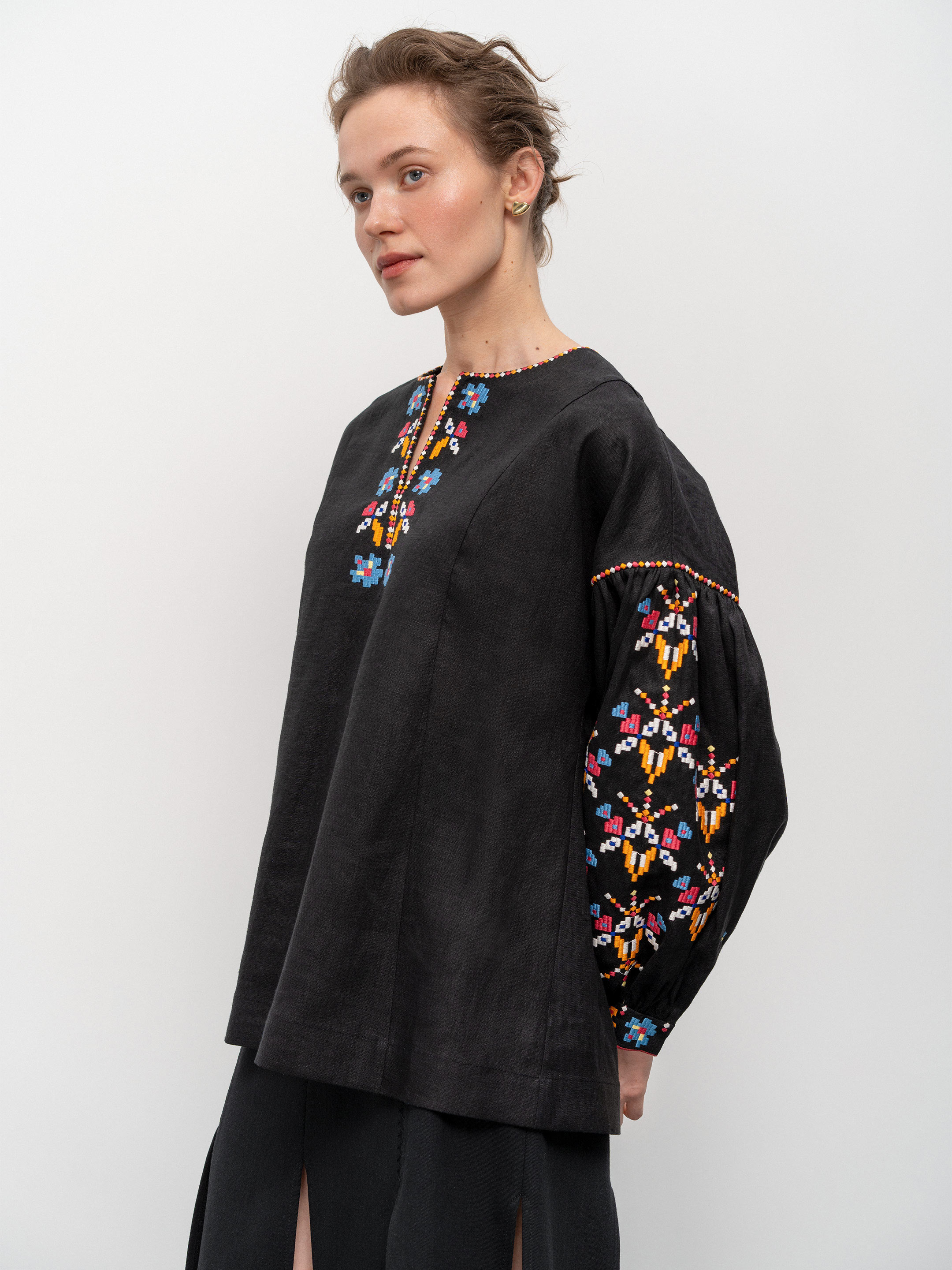 Women's embroidered shirt Zakarpatska ціна