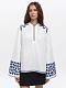 Linen blouse with wide sleeves and embroidery Teren Syniy