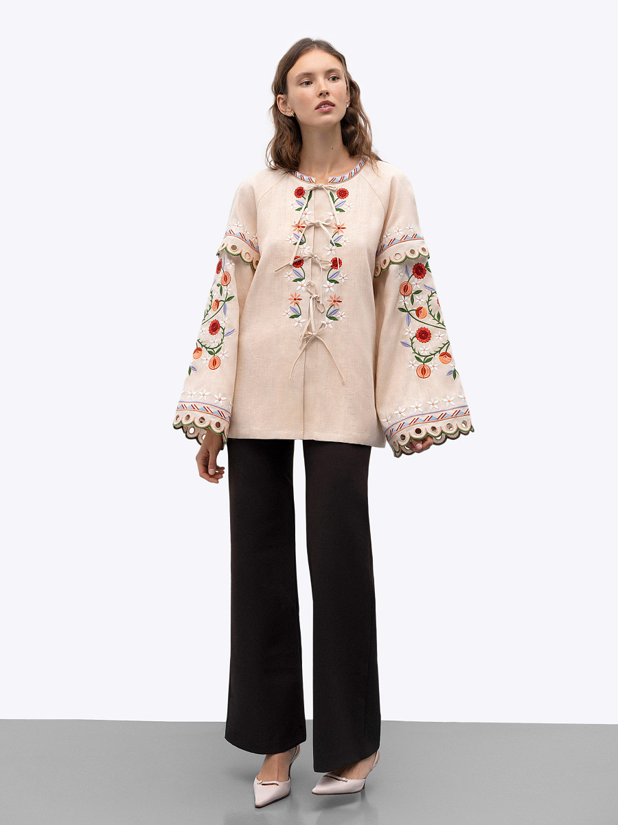 Women's embroidered blouse dedicated to the east Abrykosy W [0]