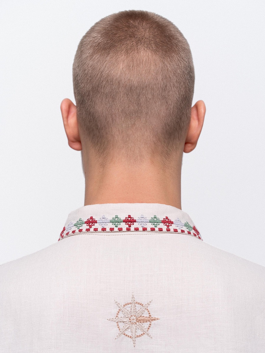 Men's embroidered shirt dedicated to the east Abrykosy M [0]