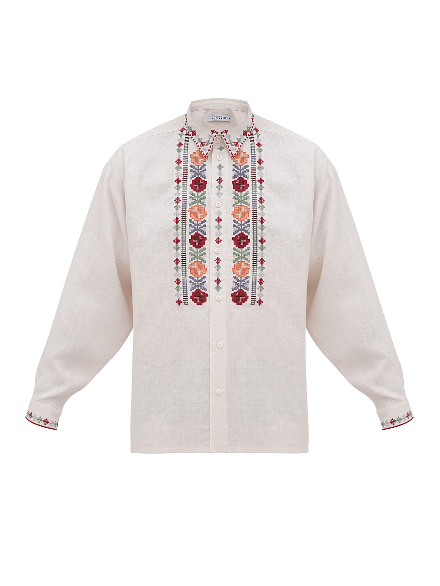 Men's embroidered shirt dedicated to the east Abrykosy M [0]