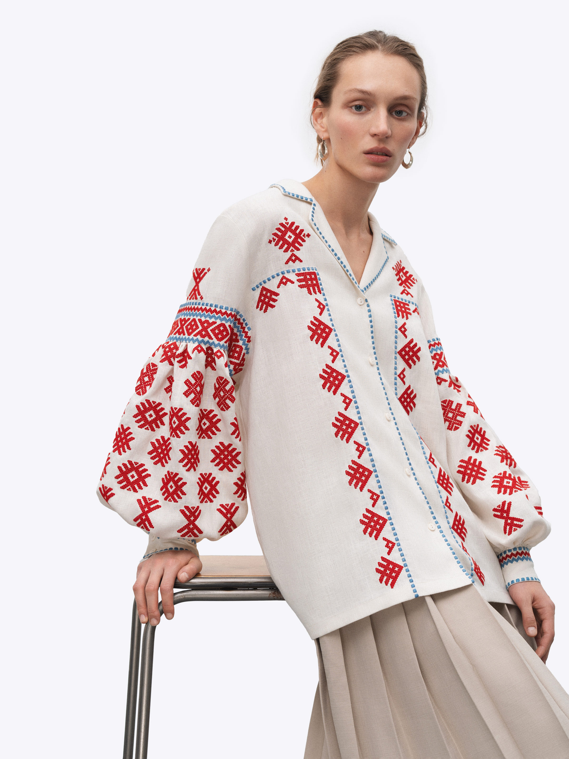 Women's vyshyvanka based on Olga Kosach's ornaments Pchilka Buy
