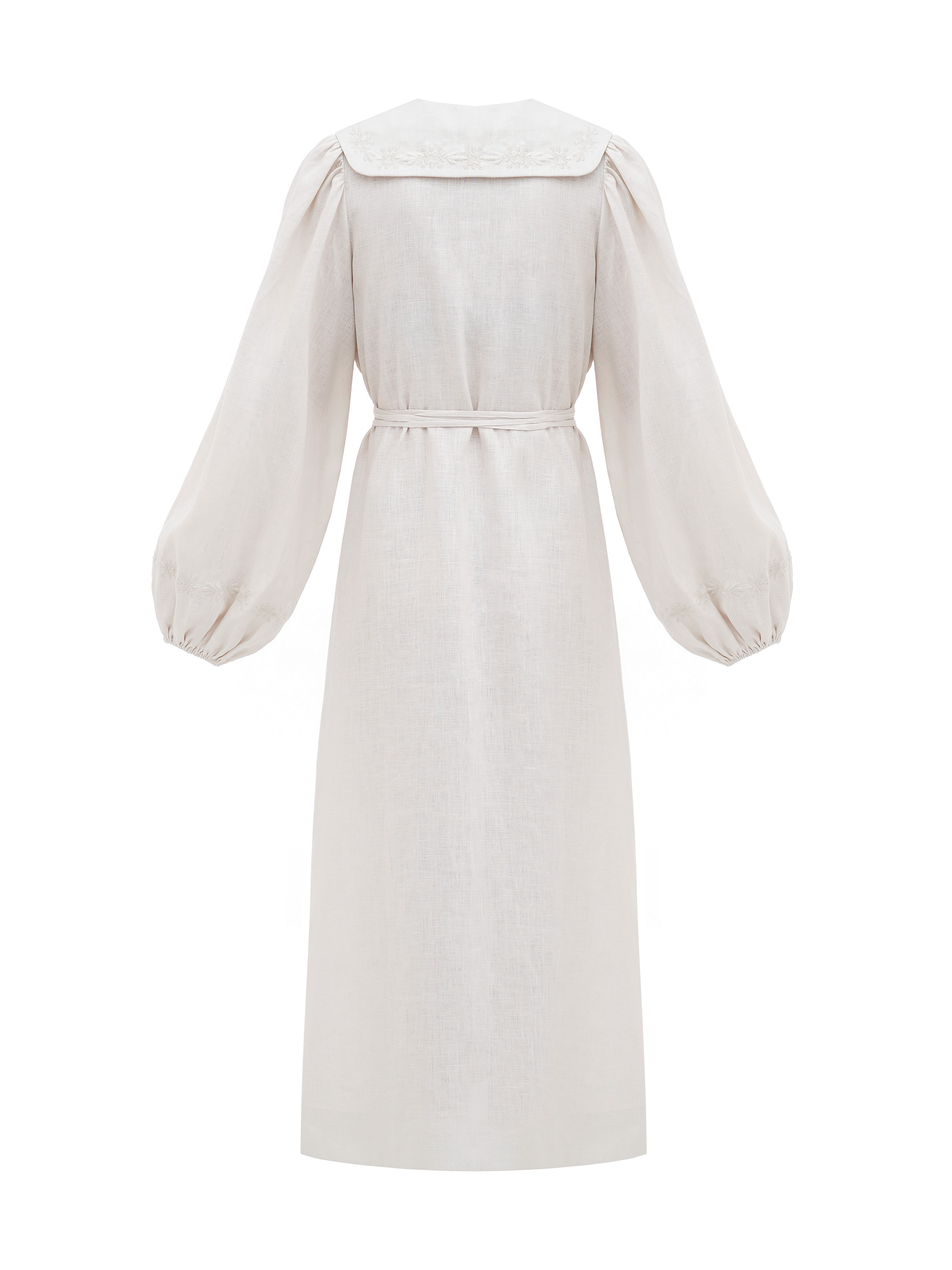 Linen dress with embroidery Pervotsvit Light buy