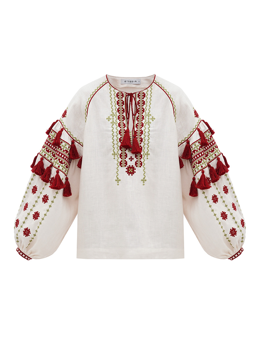 Women's embroidery with massive tassels Zemel [0]
