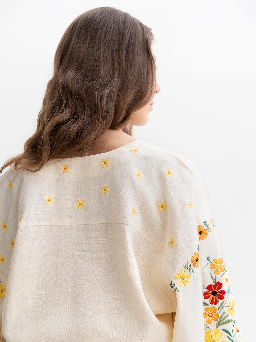 Light linen embroidery blouse Budzhak [0]