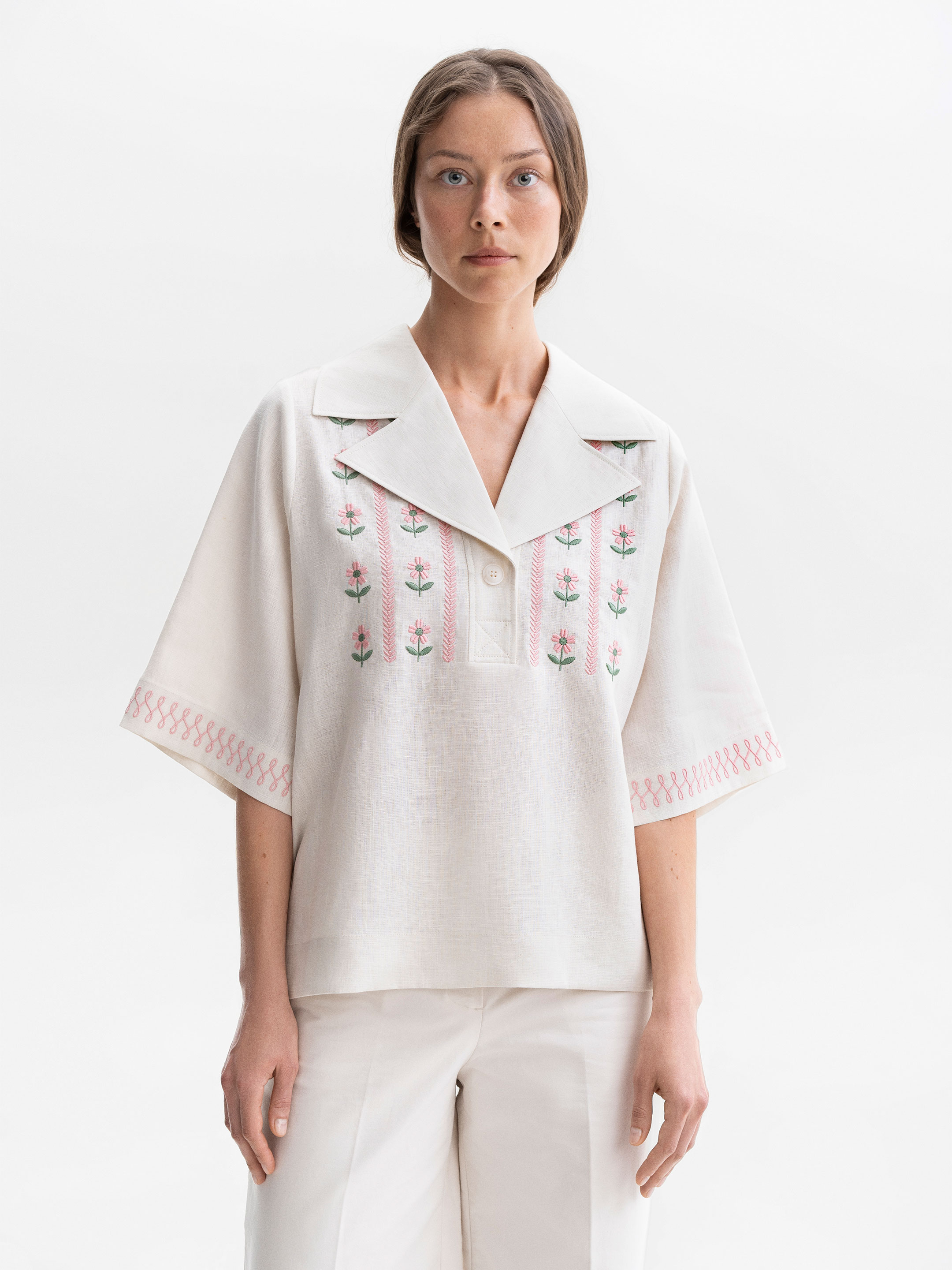Linen casual shirt Bessarabiya Light Buy
