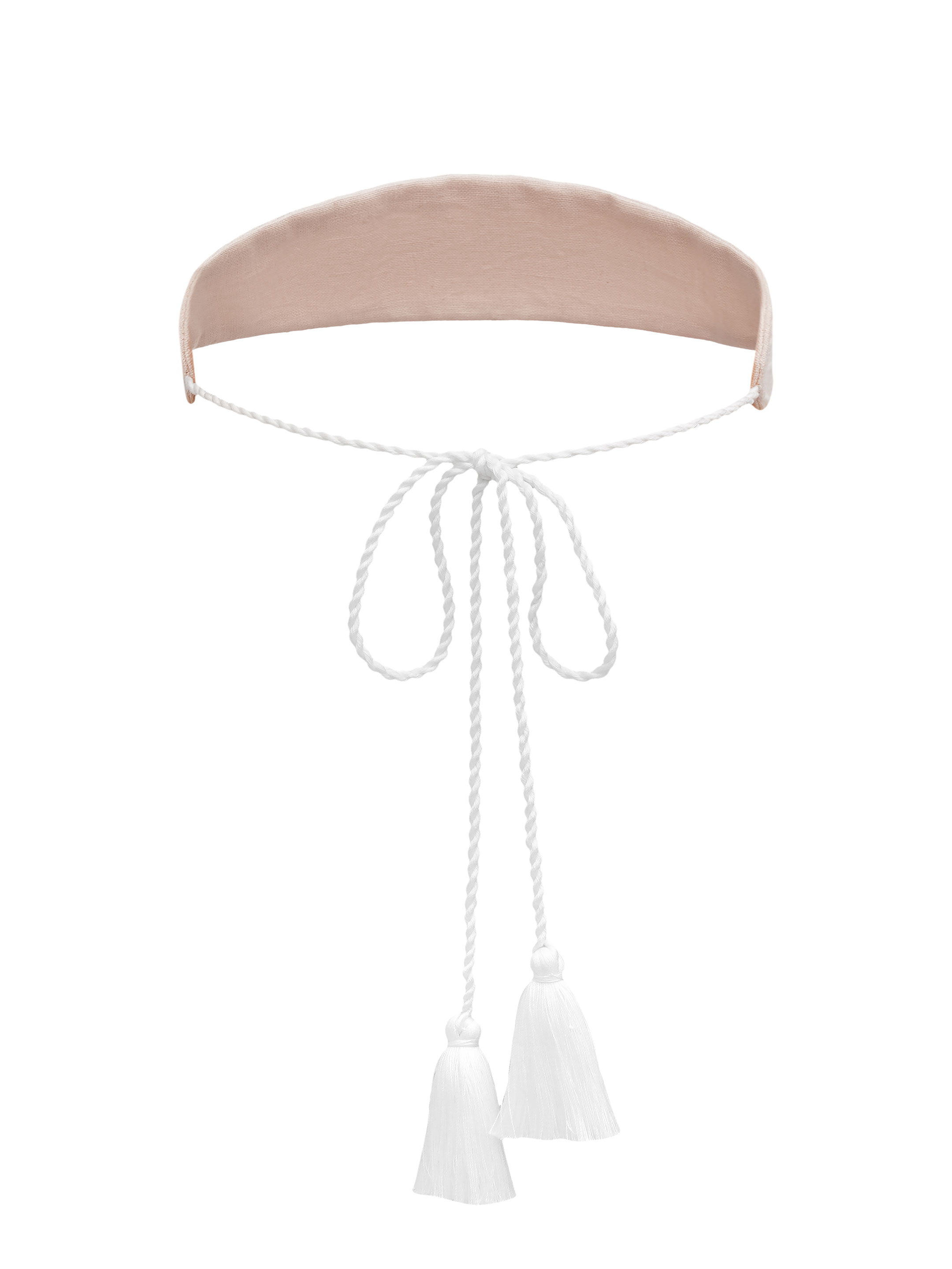 A peach-colored cap with white embroidery Peachveil photo