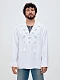 Men's shirt with white embroidery in the tone of "Vavylon XX" [0]