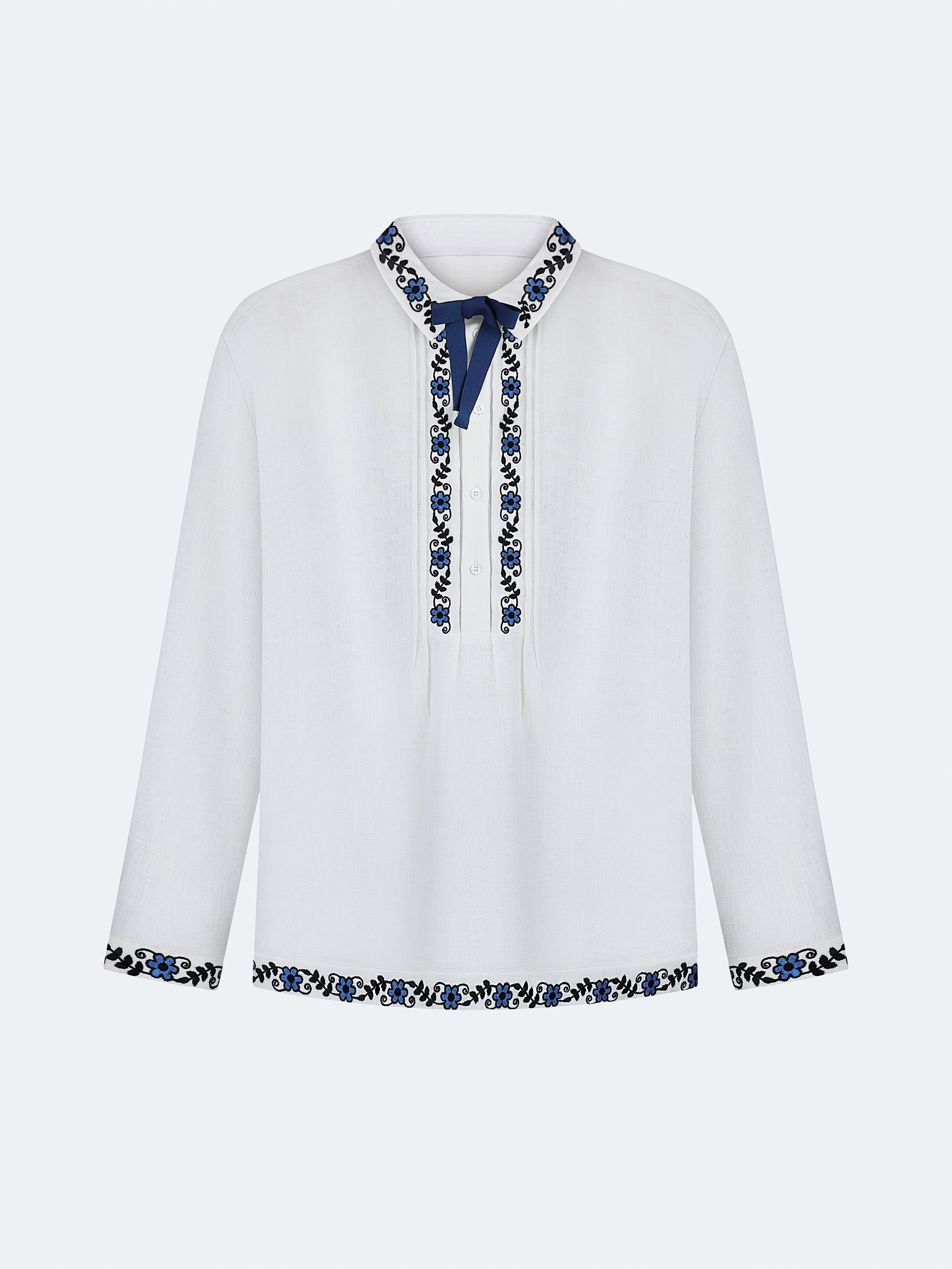 Men's shirt with removable ribbon "Ivasyk" choose