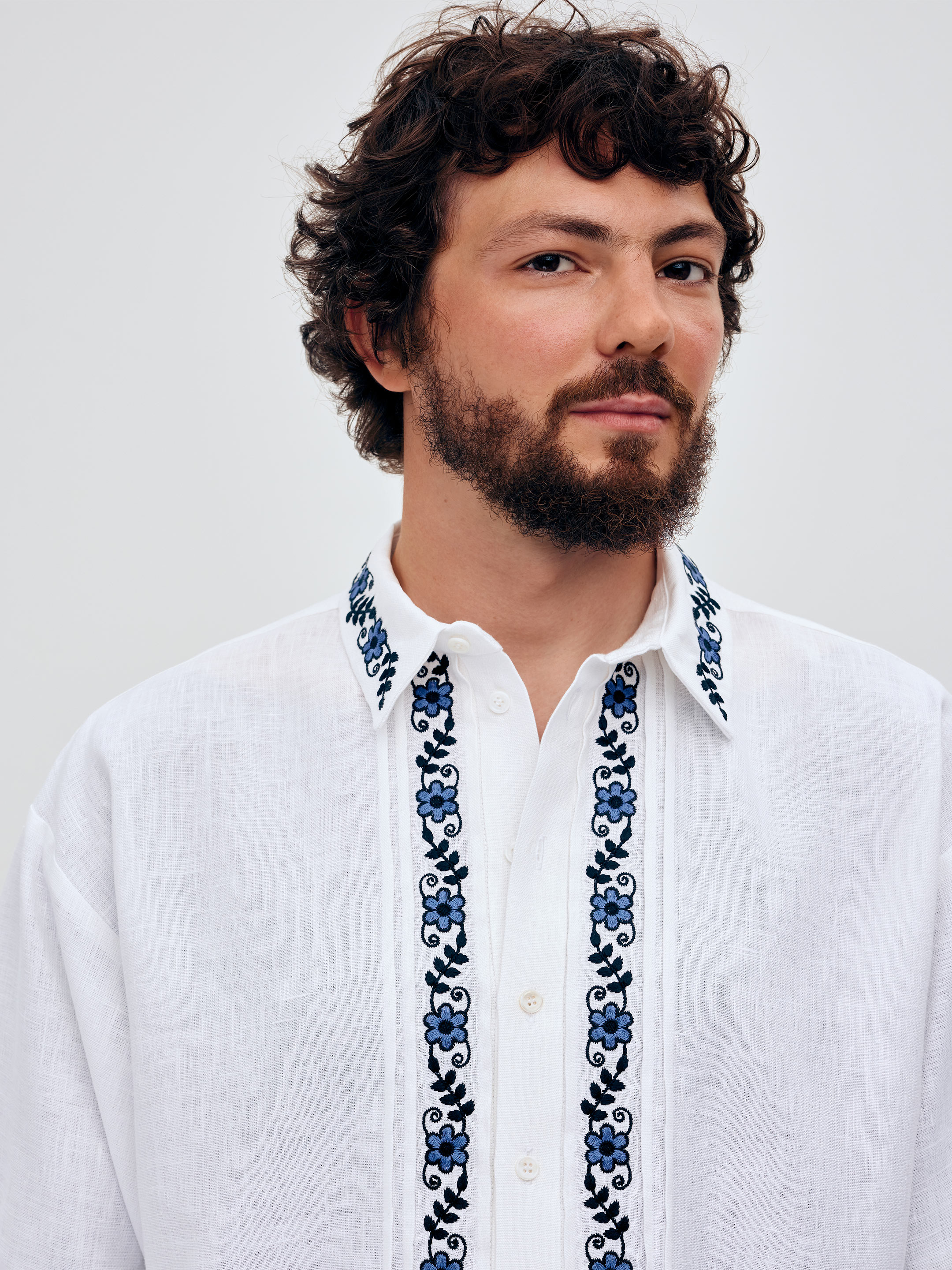 Men's shirt with removable ribbon "Ivasyk" cheap