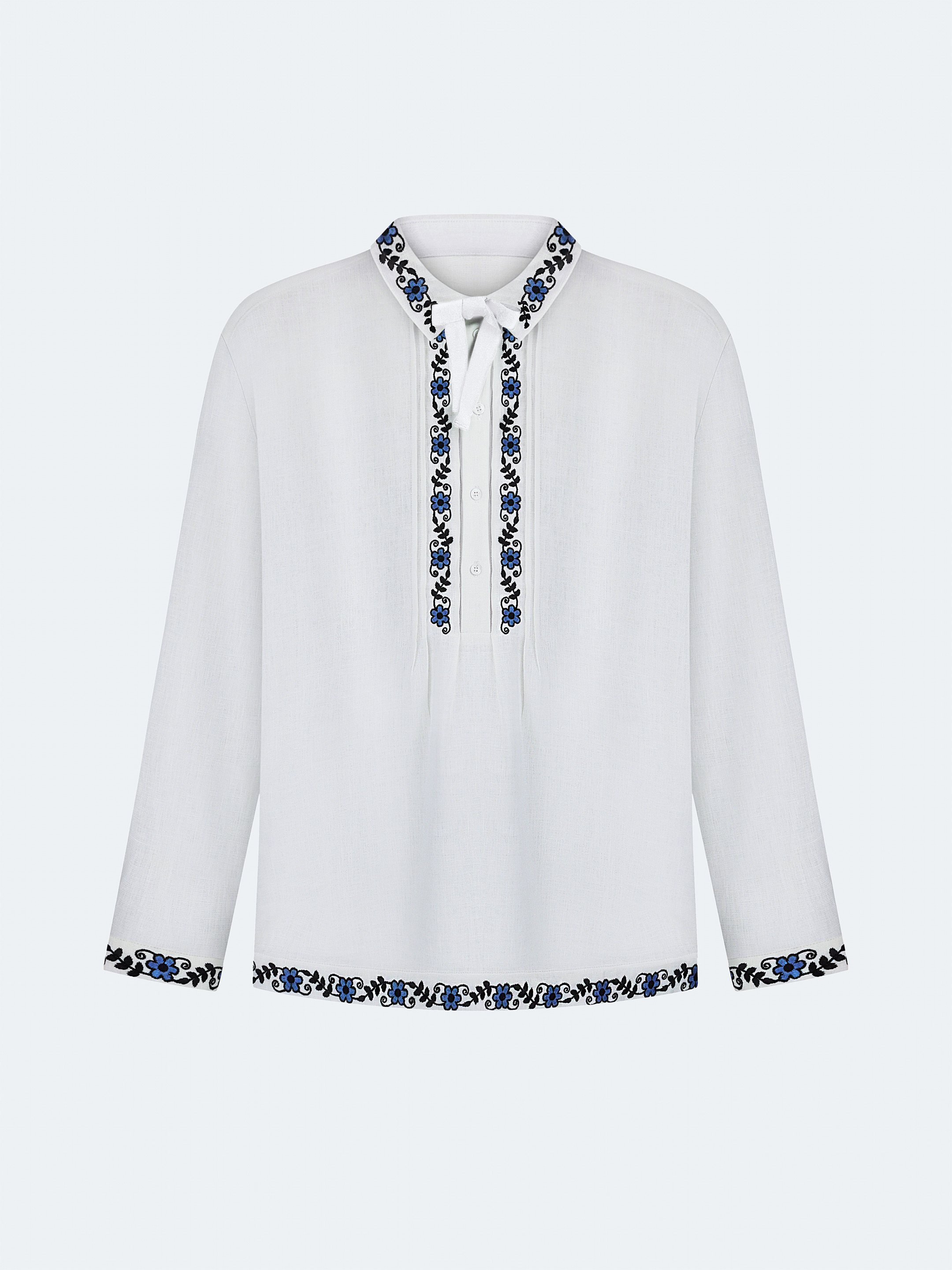 Men's shirt with removable ribbon "Ivasyk" sizes