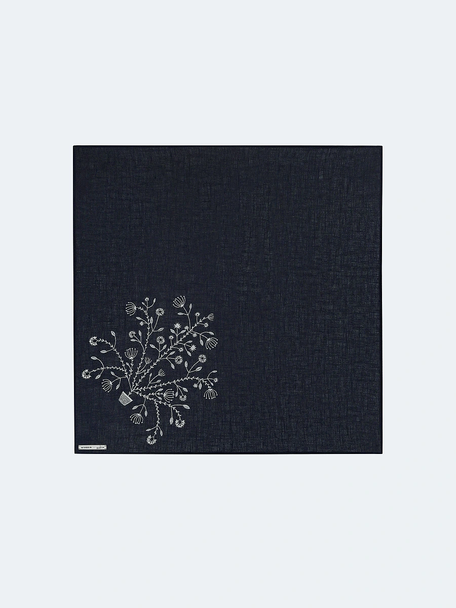 White bandana "Derevo zhyttia" — Blue