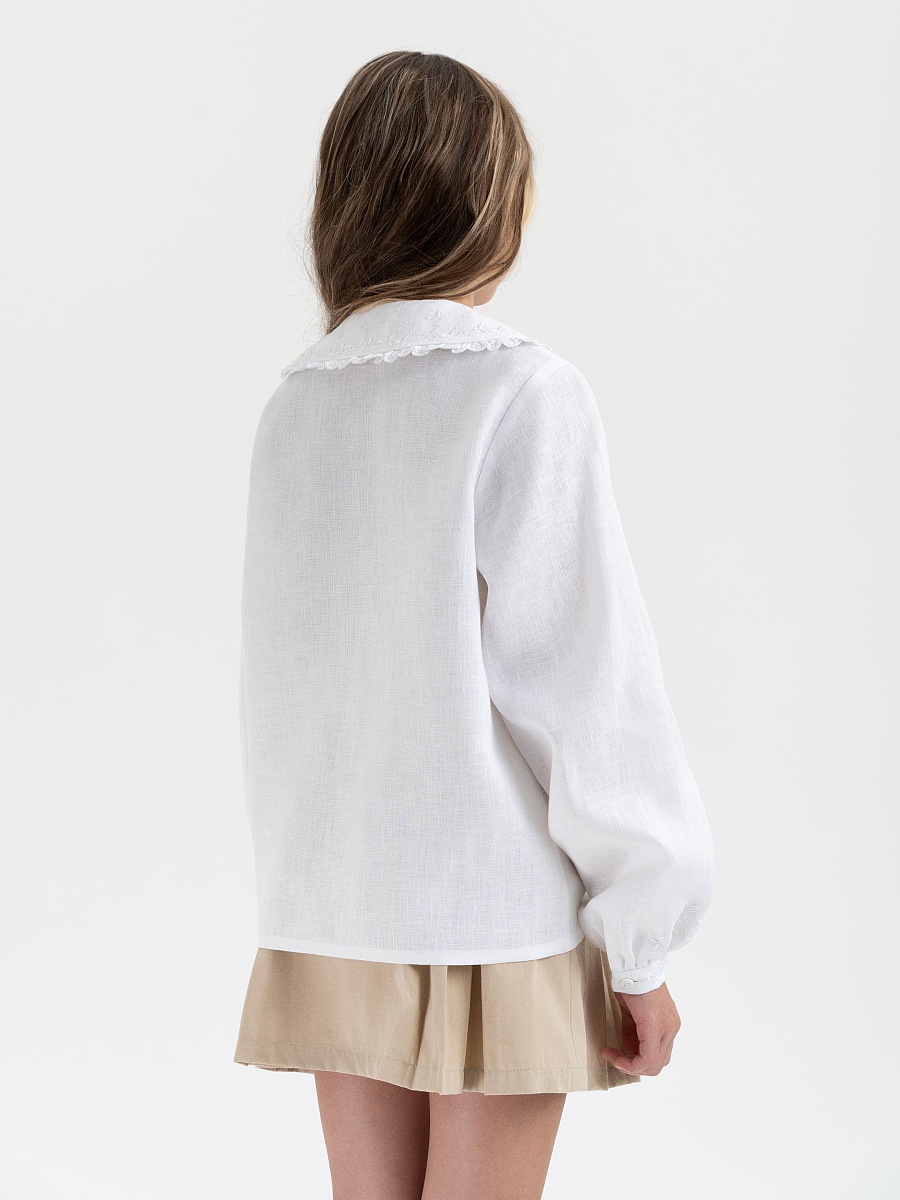 Embroidered shirt for girls "Lea" [0]