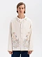 Light shirt with colored embroidery "Hlid"